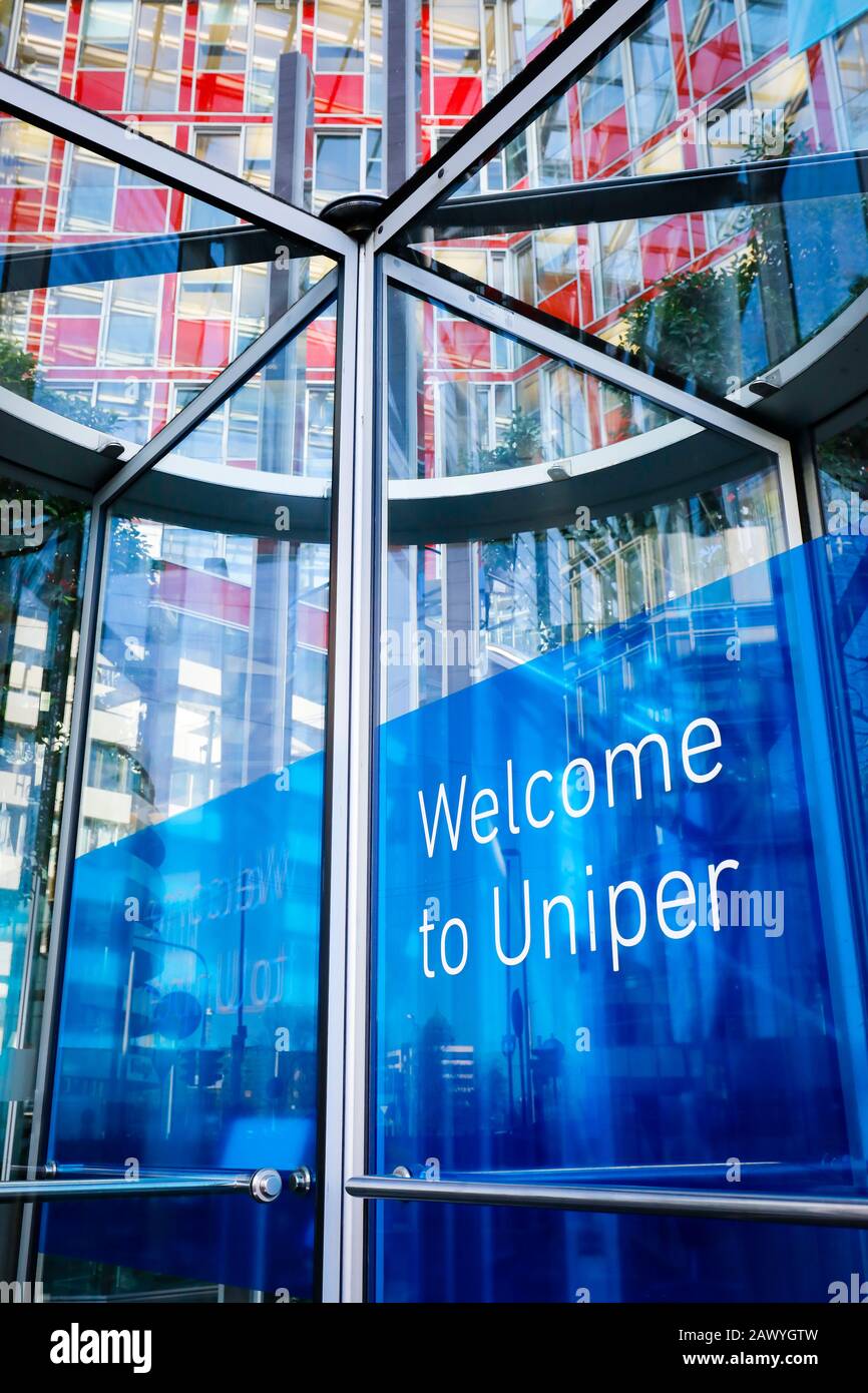 Duesseldorf, Renania Settentrionale-Vestfalia, Germania - sede della Uniper se, sede della Uniper Global Commodities se, Uniper Market Solutions GmbH e U Foto Stock