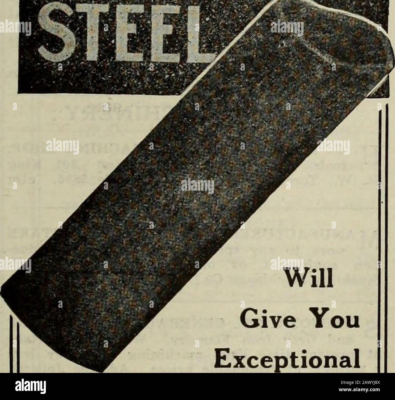 Macchinari e lavorazione dei metalli canadesi (luglio-dicembre 1917) . 67 IO CREDO che la sicurezza di Gv Sia Prima e sempre. Nel provvedere alla salute dei miei FellowWorkmen. In condizioni di Lavoro leggere e di aria e sanitarie. In acqua potabile pulita e fresca per ererybody. Nella sicurezza, nell'economia e nell'uomo-miglioramento. Prova HAMILTON BABBITS non Facciamo Nulla ElseGEO. E. JOBBORN, Hamilton, Ont. PJffiO CMADE IN CANADA) FONTANA PER BEVANDE SANITARIE HAWK L&gt;CHRONVANAblUll STEL. Produzione Di Forgiatura del guscio SENZA un FORBOTH UGUALE PRIMA E SECONDA OPERATIONPUNCHES. Viene trattato termicamente e pronto per l'uso. Non aderisce al Foto Stock