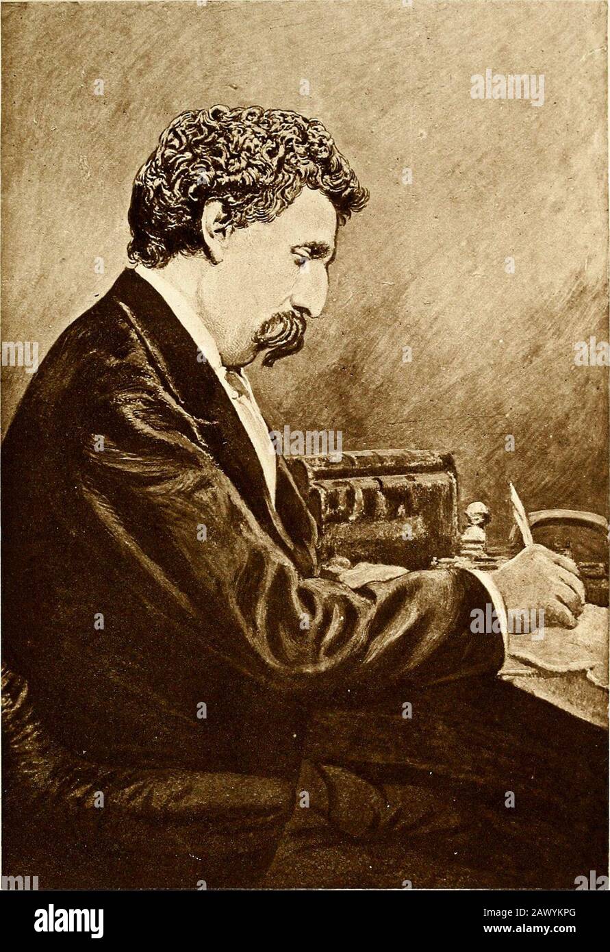 Artemus Ward (Charles Farrar Browne) : una biografia e bibliografia . dollari per la sala, e giudice Stidger è stato di scrivere bene in hispaper. Scrivimi? Credo che lo abbia fatto! Egli disse agli abitanti che venevo con una wholemenagerie di serpenti e animali, e mezzo un dozenwagon-carichi di cera cifre. Quando sono entrato nella città e ho trovato quello che la gente era stata condotta ad aspettarsi, Ileft dalla prossima tappa. Pensi di essere in grado di affrettarmi? Perché, io avrei dovuto essere stamboated prima lynched successivamente. E la città bruciata, il Nevada, ha pagato? Heres i soldi-takers ritornano. Il suo j Foto Stock