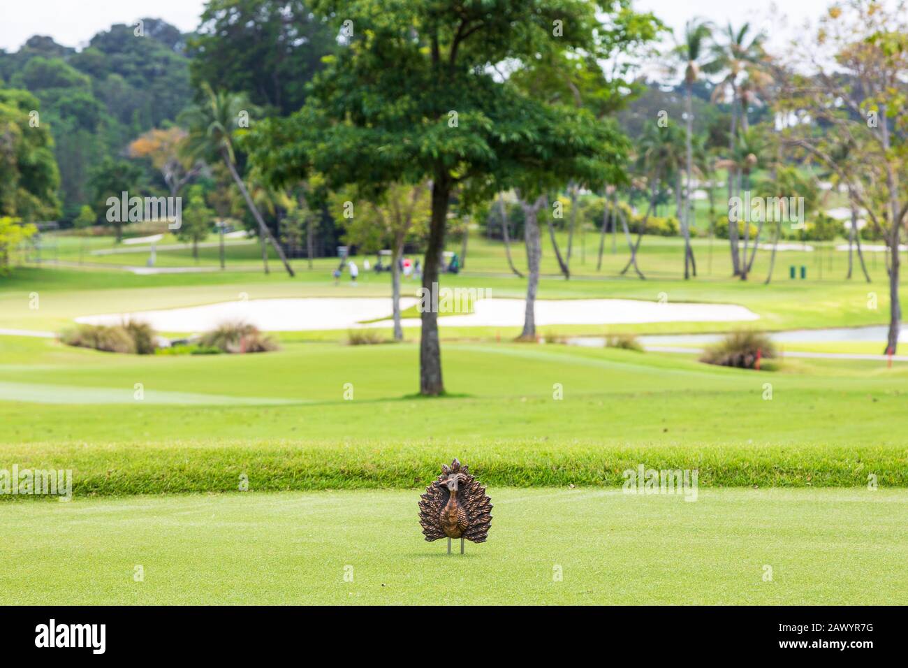 Sentosa Golf Club, un club privato per soci, l'isola di Sentosa, Singapore, Asia, famosa per ospitare il Singapore Golf Open uomo e donna Foto Stock