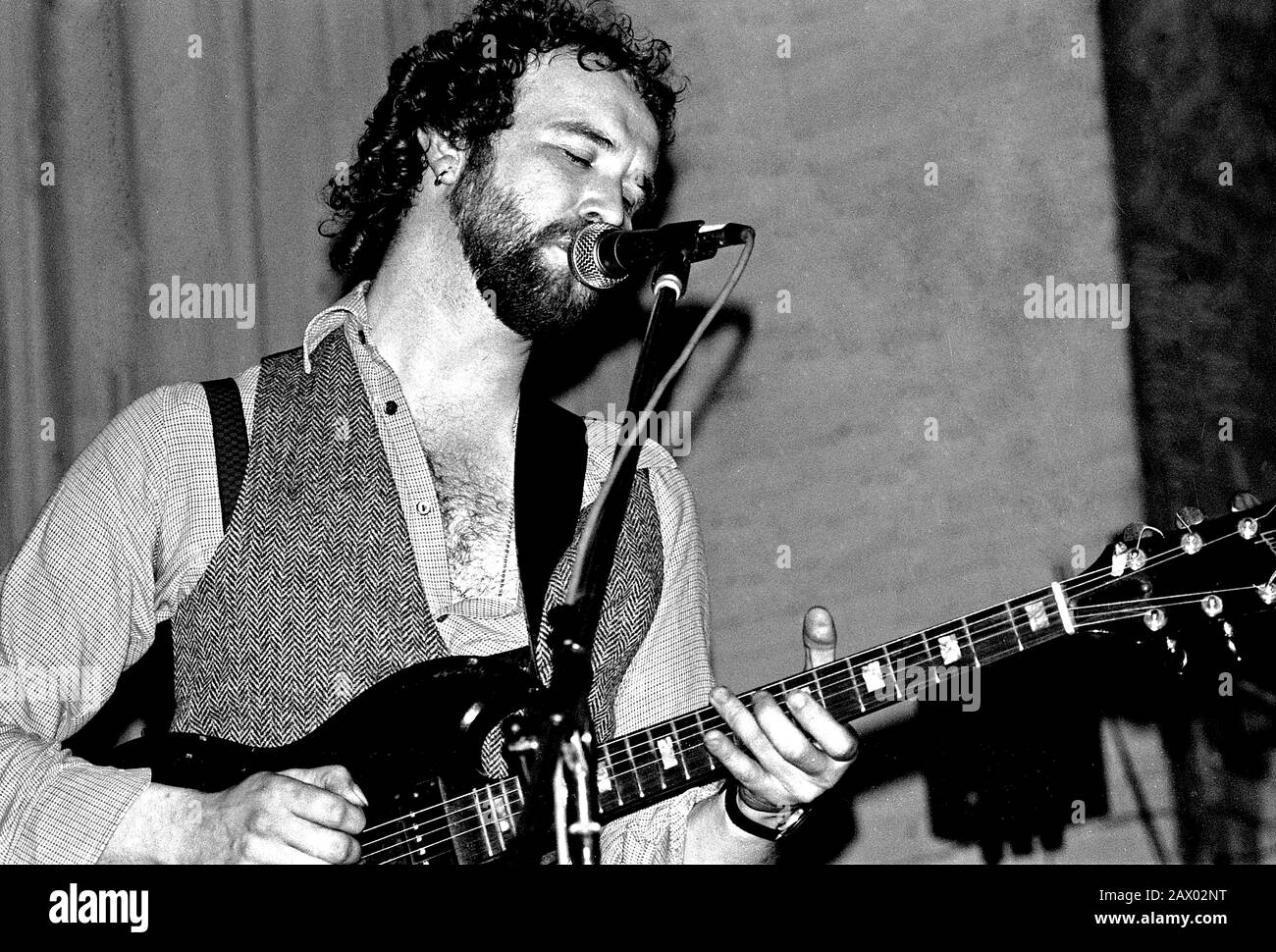 John Martin Playing Presso La Sede Di Londra 1982 Foto Stock