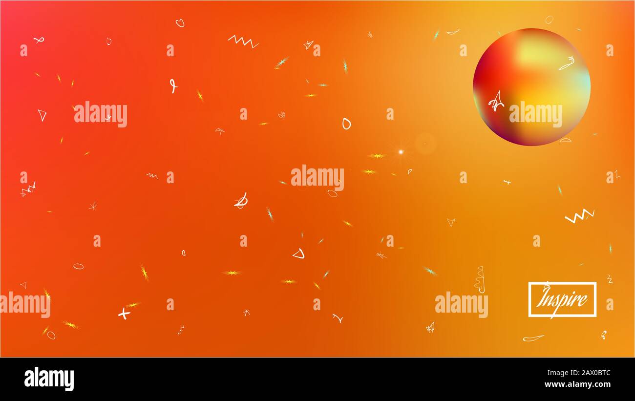 Sfondo a tema Super star. Utili ad alta risoluzione e freschi. Illustrazione, sfondo. Stelle, pianeti, segni. Universo colorato spazio sfondo tema. Illustrazione Vettoriale