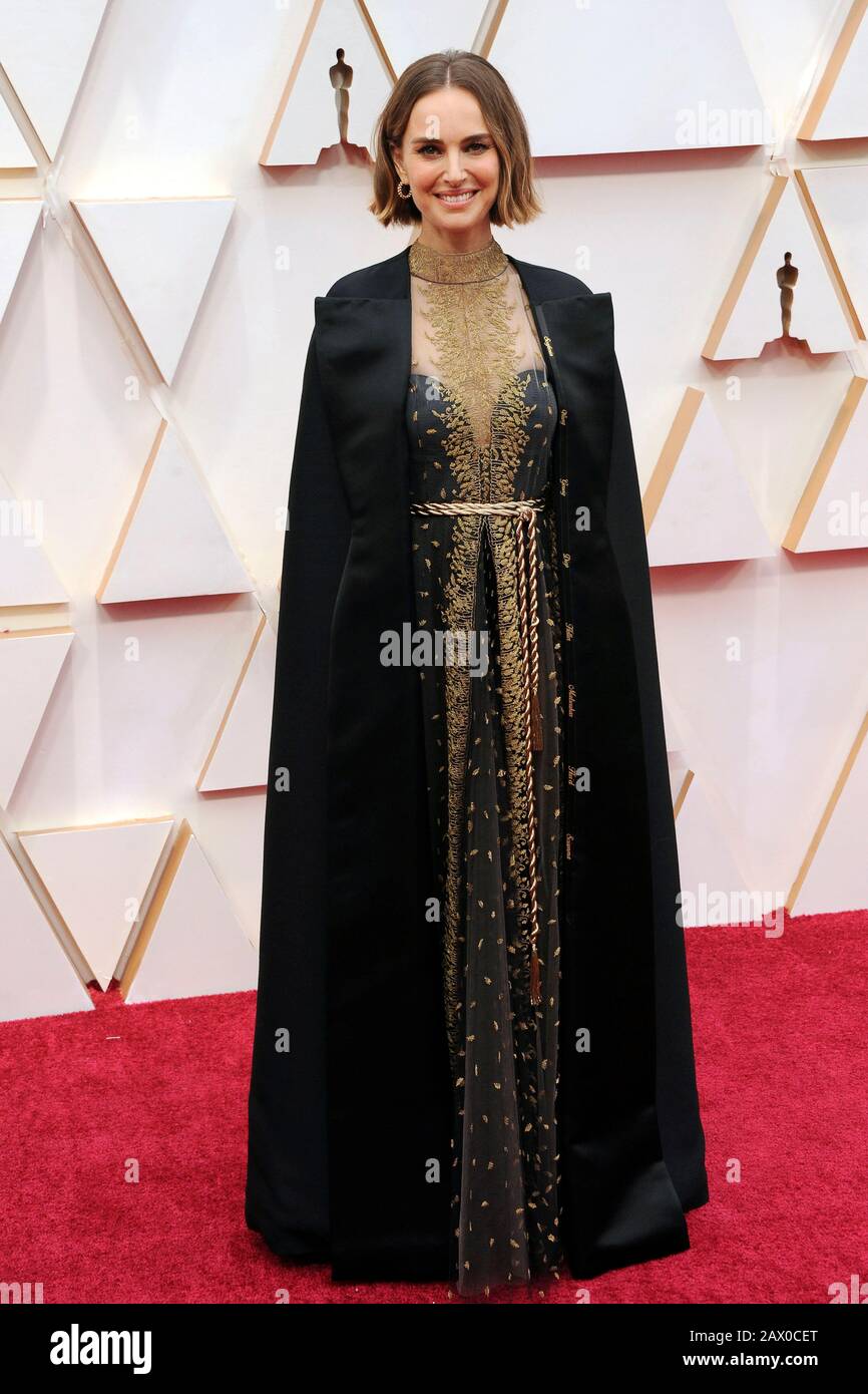 Los Angeles, Stati Uniti. 09th Feb, 2020. Natalie Portman al 2020/92nd Annual Academy Awards Academy Awards al Dolby Theatre presso l'Hollywood & Highland Center. Los Angeles, 9 febbraio 2020 | utilizzo credito mondiale: DPA Picture Alliance/Alamy Live News Foto Stock