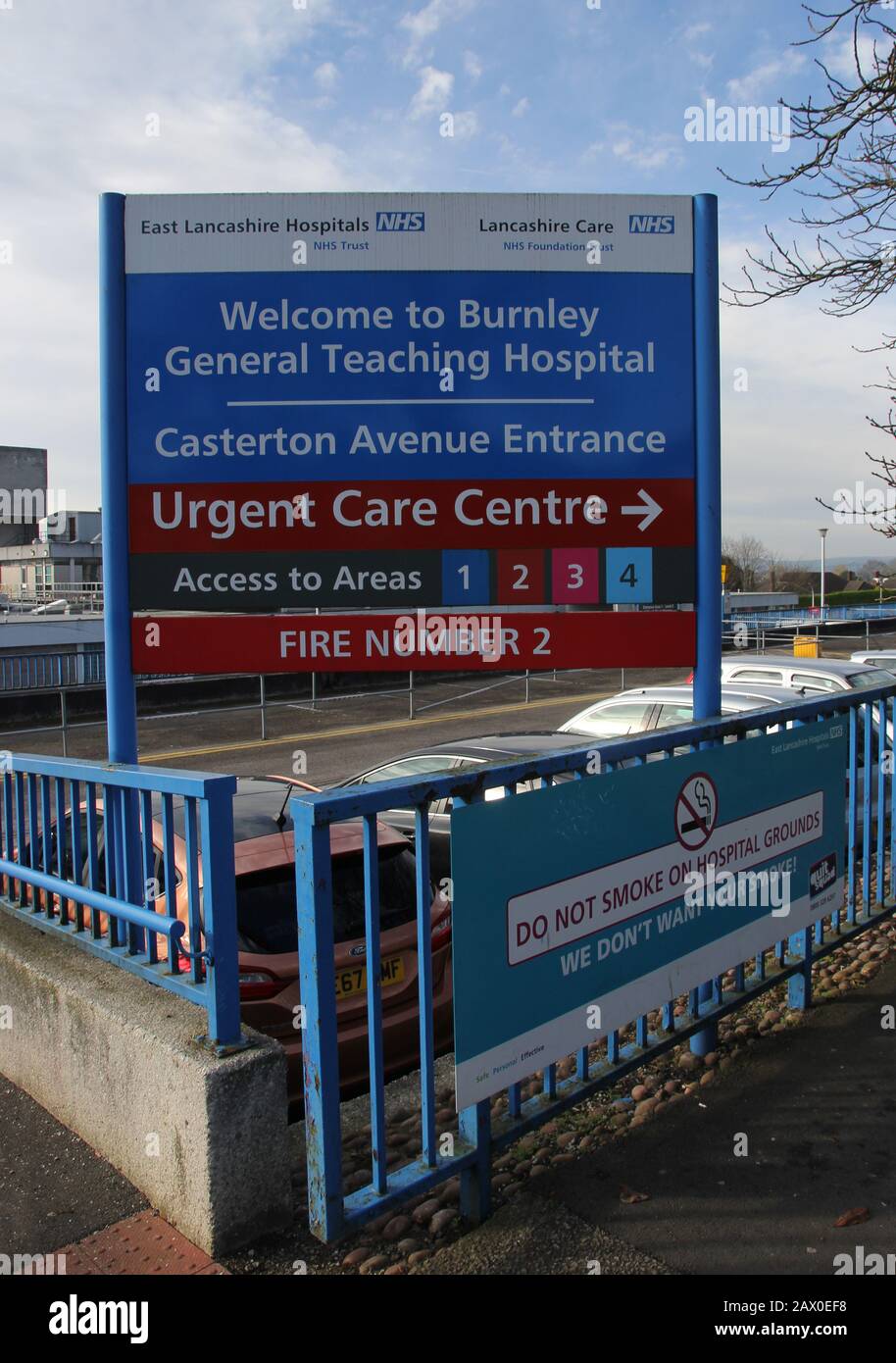 Burnley General Teaching Hospital, Burnley, Lancashire Foto Stock