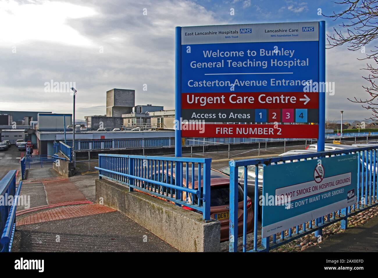 Burnley General Teaching Hospital, Burnley, Lancashire Foto Stock