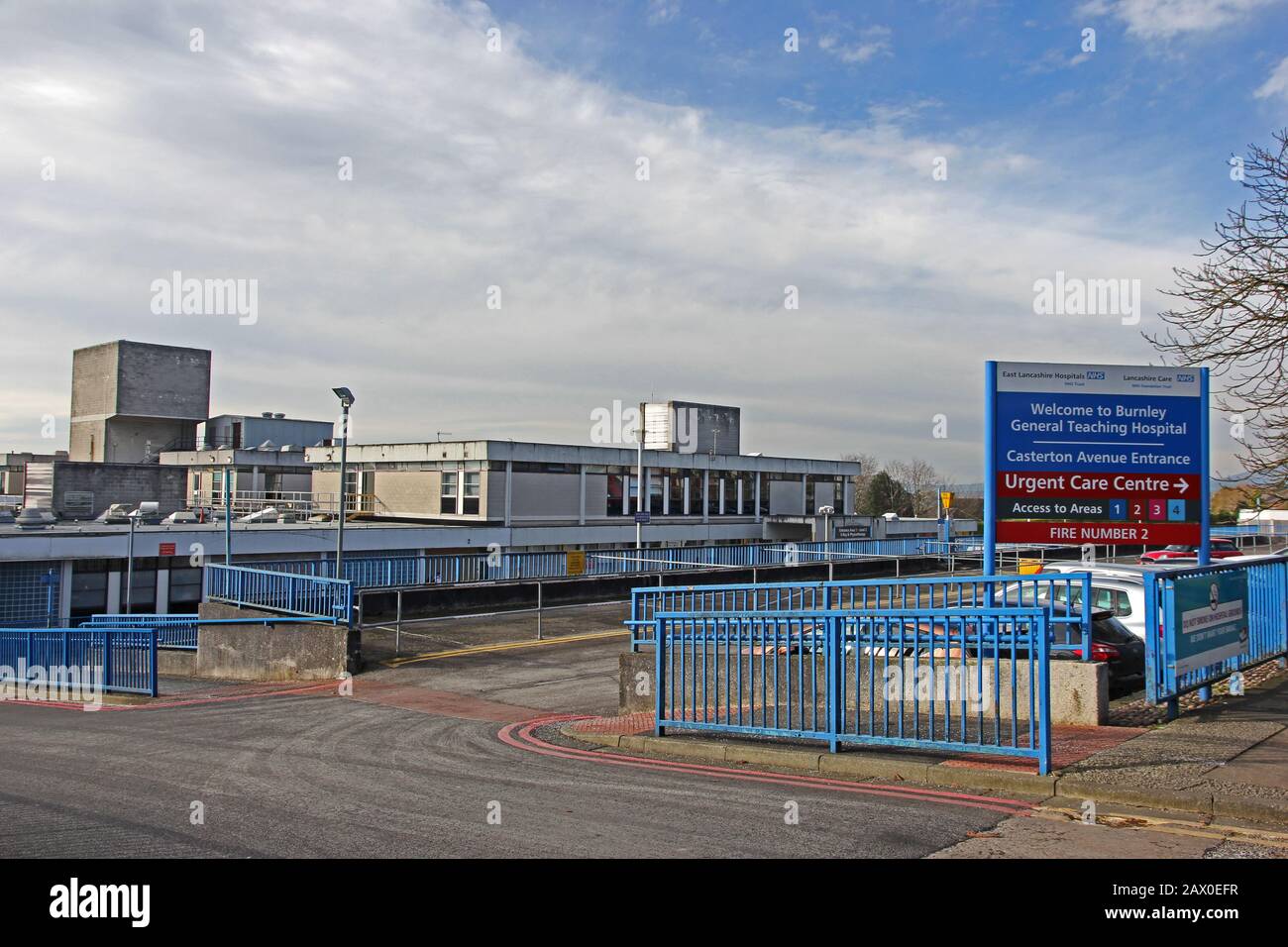 Burnley General Teaching Hospital, Burnley, Lancashire Foto Stock