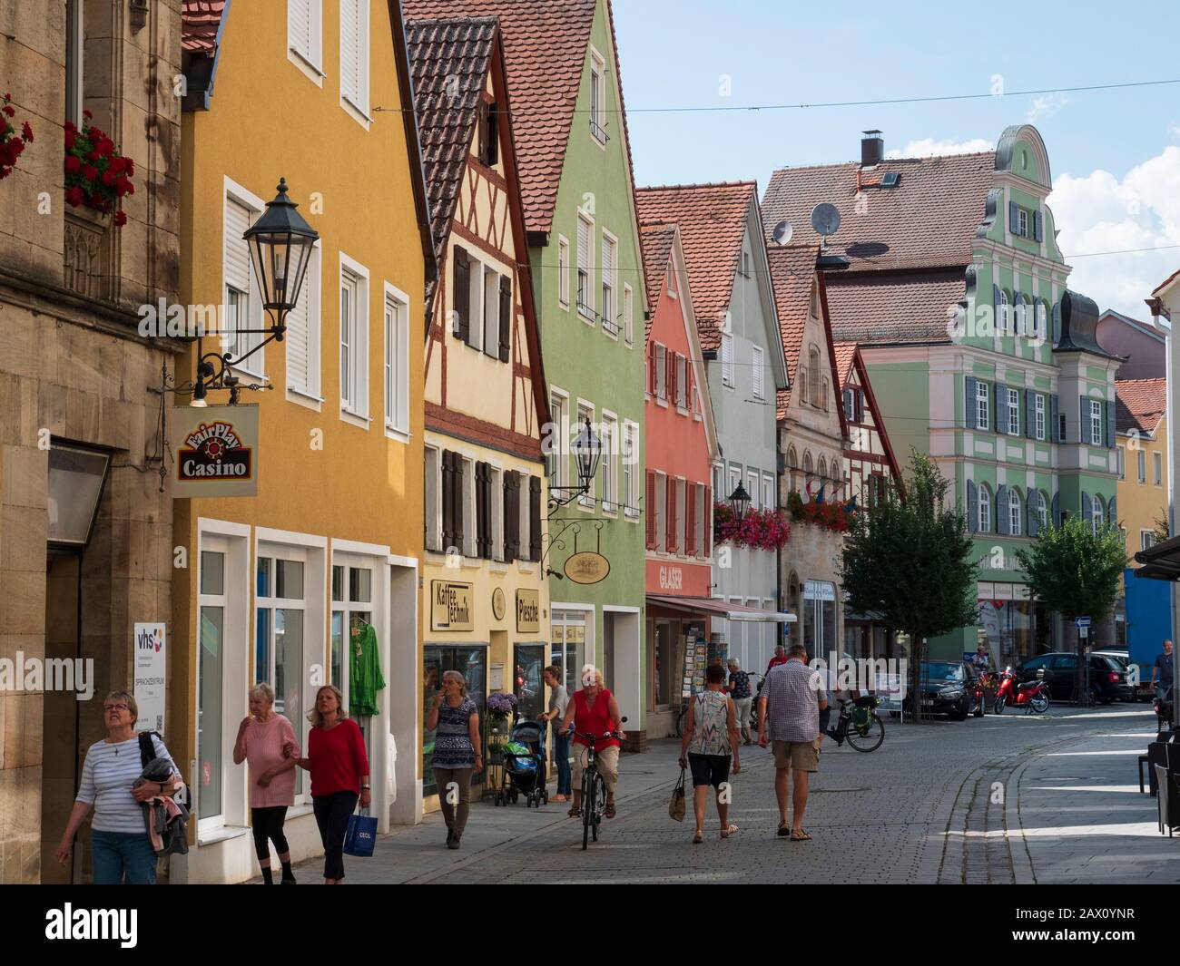 Gunzenhausen, Franken, Bayern, Deutschland | Gunzenhausen, Altmuehltal, Franconia, Baviera, Germania Foto Stock