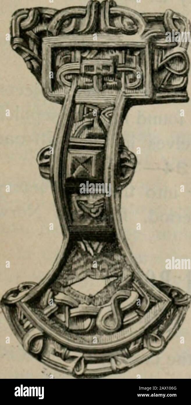 L'Università-Museo delle Antichità del Nord a Christiania; una breve guida per i visitatori. Fig. Fig. 20. Foto Stock