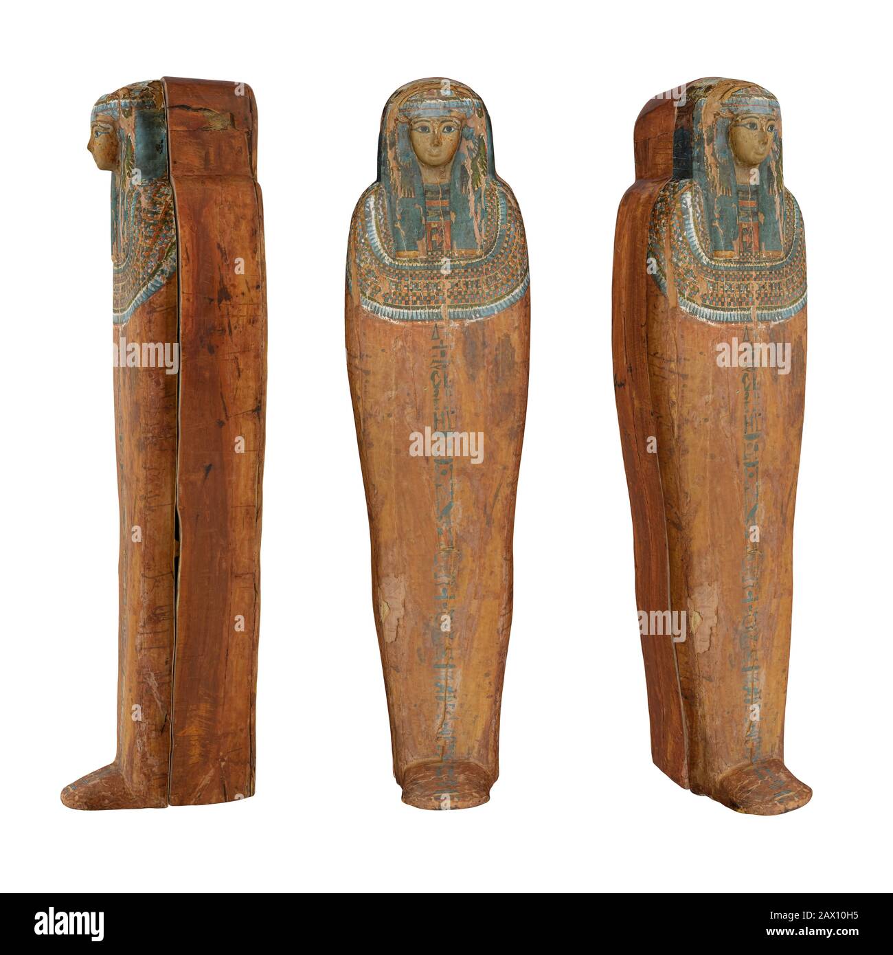 Egiziana Mummy Bara Isolato Foto Stock