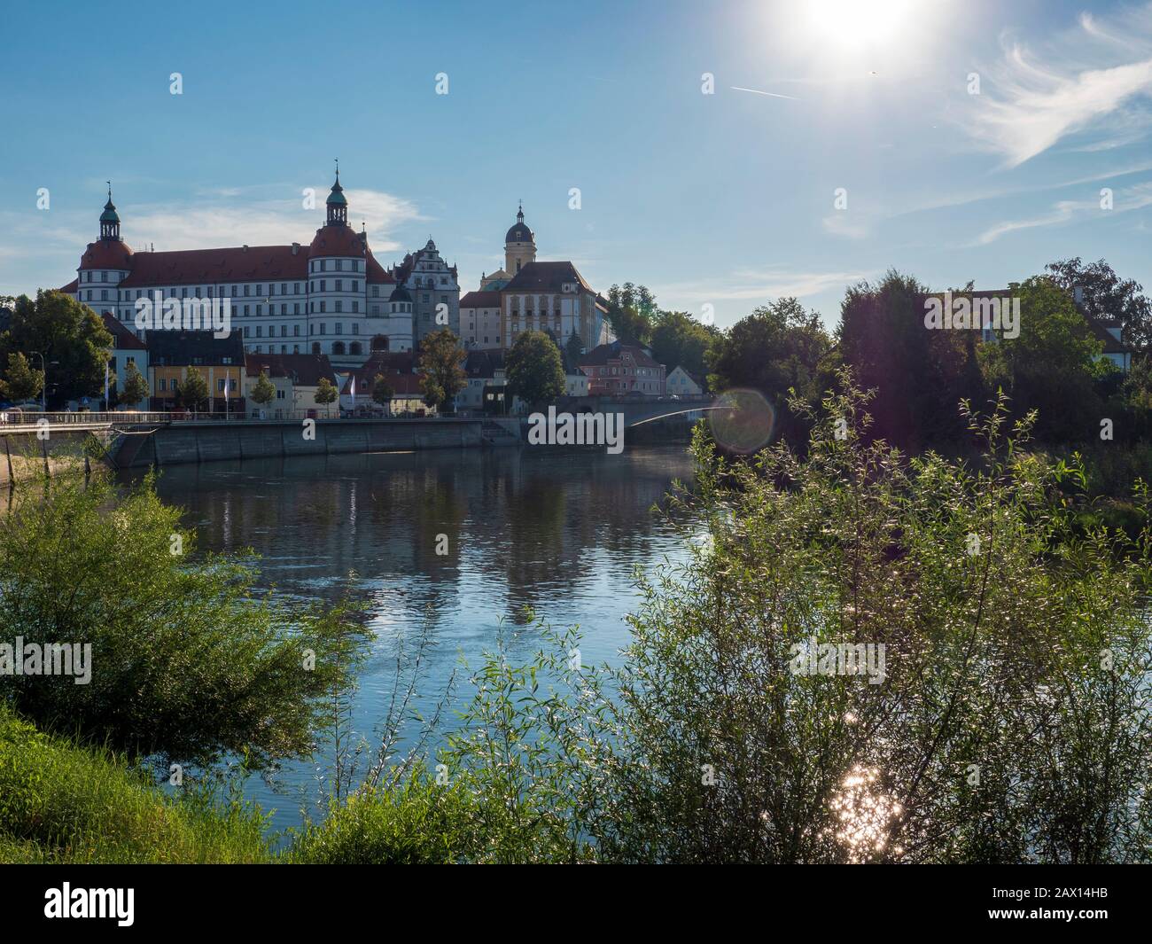 Neuburg an der Donau, Bayern, Deutschland | Neuburg sul Danubio, Baviera, Germania Foto Stock