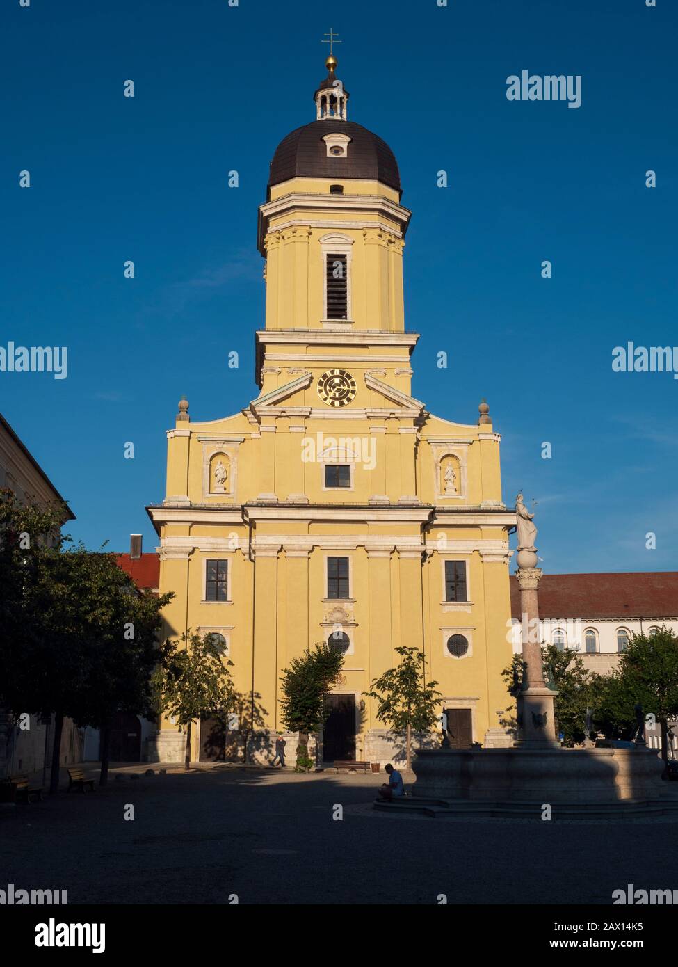 Neuburg an der Donau, Hofkirche, Bayern, Deutschland | Neuburg sul Danubio, chiesa, Baviera, Germania Foto Stock