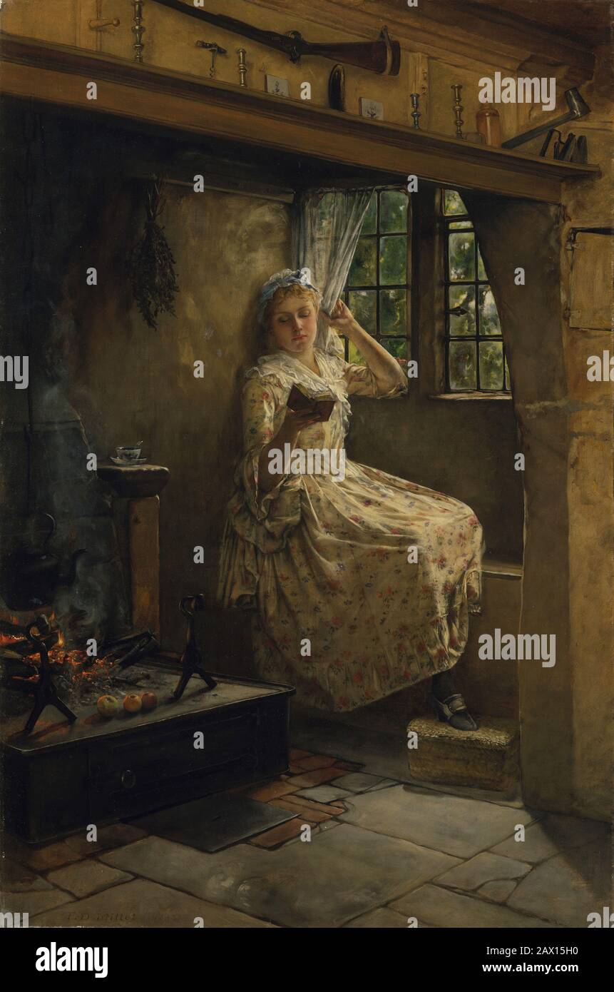 Un angolo di Cosey, 1884. Foto Stock