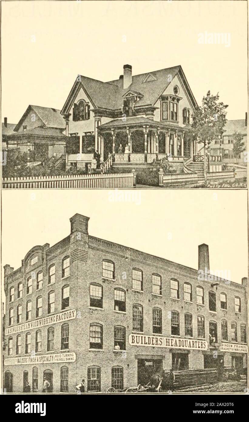 New Bedford, Massachusetts; la sua storia, industrie, istituzioni e attrazioni . y e intelligentlydone, e le perdite prontamente risolto. Edmund GRINNELL, TITOLARE DELLA NUOVA FONDERIA BEDFORD IRON, 90 e 92 South Water Street, New Bedford, Mass. Produttore e rivenditore in ogni descrizione di Castings per EDILIZIA leggera e pesante e macchine, Try Pots, ShipsCabooses, e lavori generali di Fonderia. Un Grande Pattern and Machine Shop Collegato con il Foundry.Estimates dato su applicazione per il costo Di Lavoro In Xron Lavorato E fuso, per Fronti, ponti, &c. AZIENDE LEADER. XH POTOMSKA MULINI, UFFICIO A Foto Stock