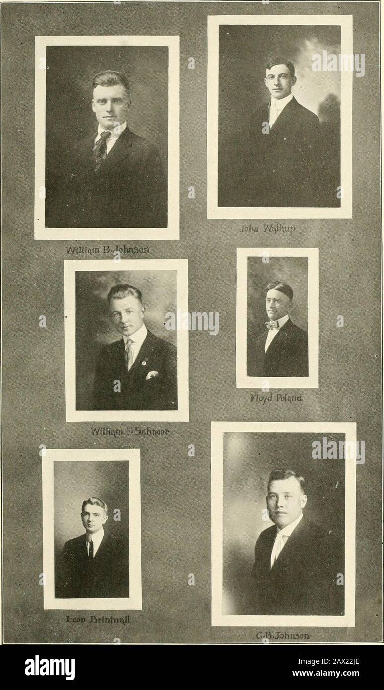 Marshall County nella guerra mondiale, 1917-1918 : una storia pittorica della partecipazione della comunità a tutte le attività belliche con un completo elenco di soldati e marinai in servizio . G. Bn., 88th Div.;morto di ferite ricevute in azione, 5 novembre 1918. McKim, IVO A., Marshalltown, figlio Sig. AndMrs. F. L. McKim; di 23 anni; arruolato, Lin-coln, Neb., febbraio 1915; Cpl. Co. A, 25 Bn., U. S. Guards; morto a Ft. Rosecrans, Cal., 9 Novembre 1918. McKinney, RAYMOND ROY, Albion; se-elective, 24 luglio 1918, Camp Pike, Ark. Mcknight, RALPH M., Marshalltown, sonMR. E Sig.ra A. O. McKnight; di 23 anni, infermiera; selettivo, F. Foto Stock