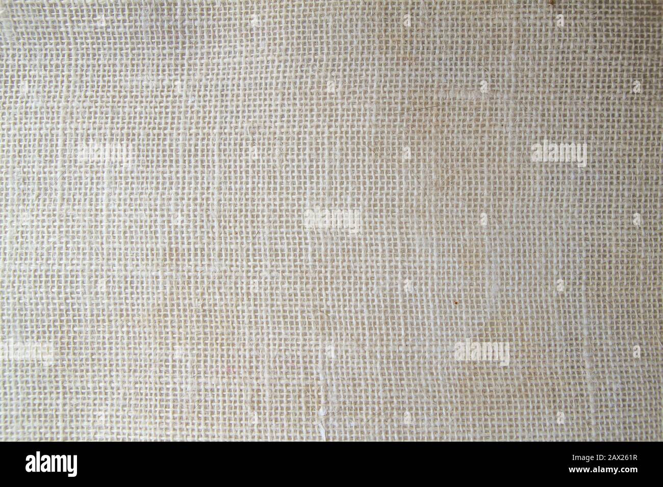 Tessuto di iuta sostenibile da vicino Foto Stock