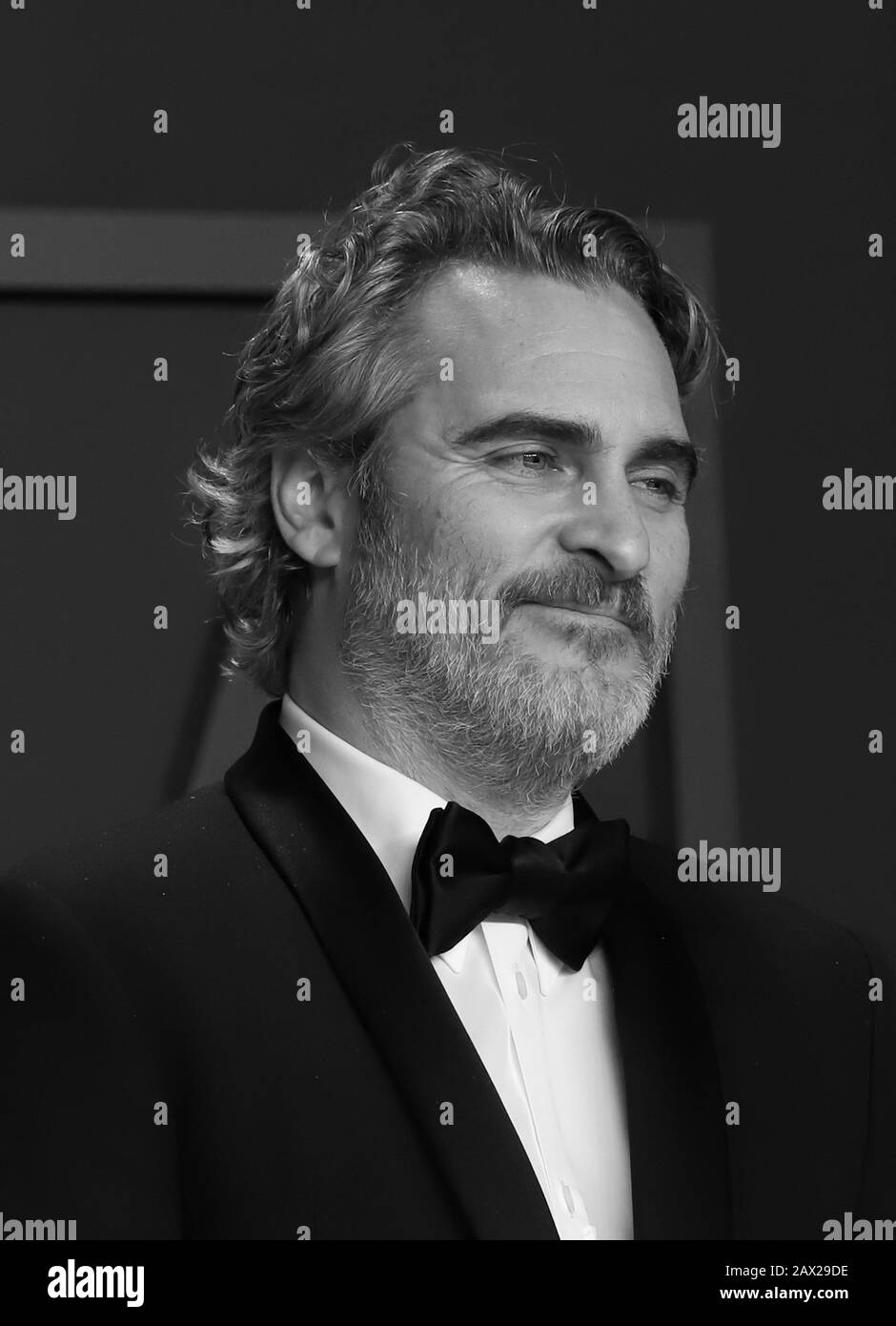 Hollywood, Ca. 9th Feb, 2020. Joaquin Phoenix, al 92nd Annual Academy Awards - Sala stampa a Hollywood e Highland in California il 9 febbraio 2020. Credito: Faye Sadou/Media Punch/Alamy Live News Foto Stock