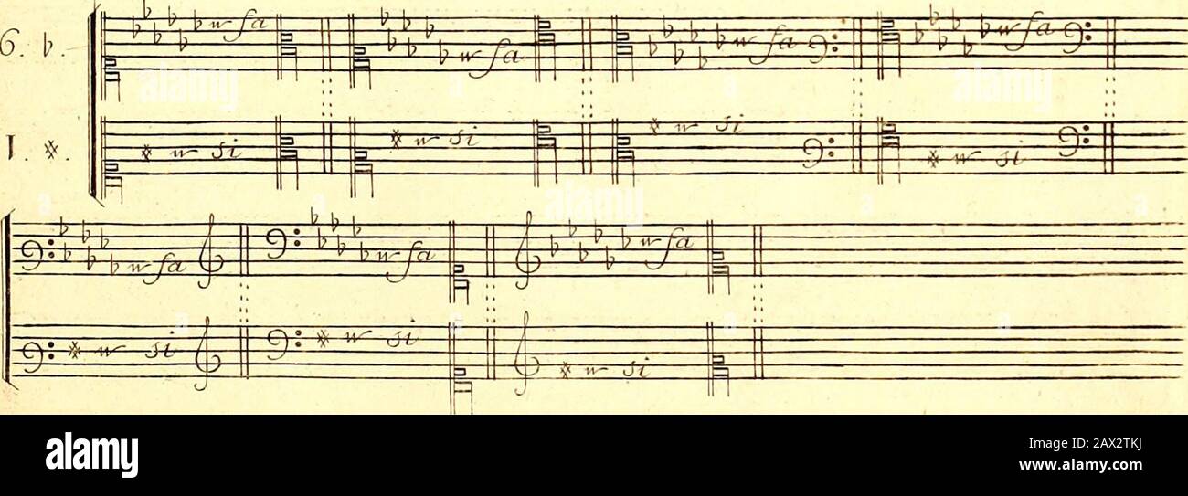 Méthode nouvelle; ou, Principes généraux pour apprendre facilement la musique et l'art de chanter . il n J * 1,1 ^Hh -1 F, * y H -4 fcj In ? ^Twl p^Y 233= nfr L* s -(h 1 - 9 w* /? | ! » »^ jt g: » r/- -erf4 j. 86. oïl lroicvcrci fondiette tcbblcLtLcrc que le ôepticme h.niol,etlc Septième dievc ,foinr Ju/o&gt;/JOJcrla clef nature lie,etee^tde la, quoiii /Jeu t /Jrou^er Lorca ute. De Lui et de /autre ; re/Iloepie Iloepid Foto Stock