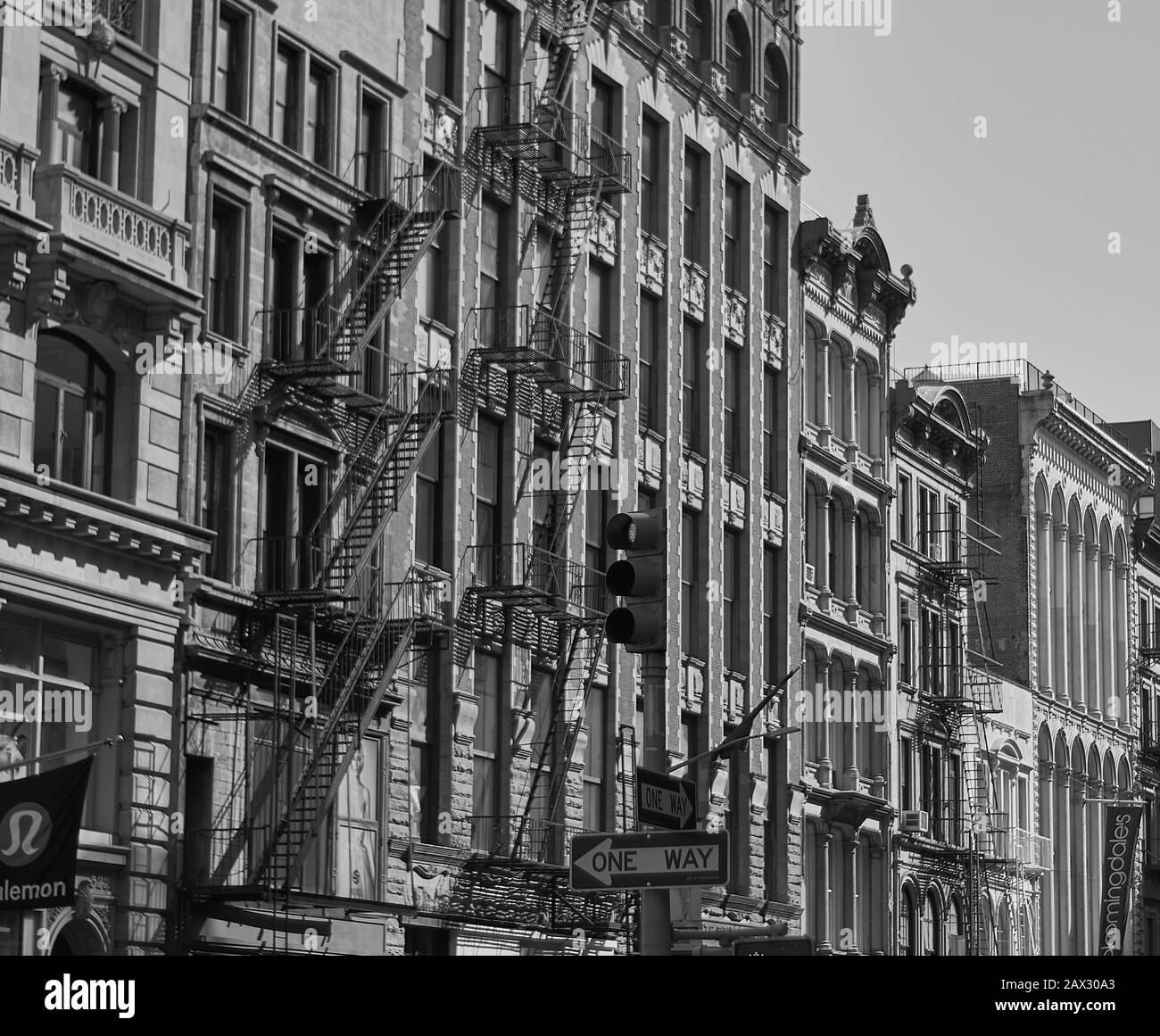 Scena Di Manhattan Street, New York Foto Stock