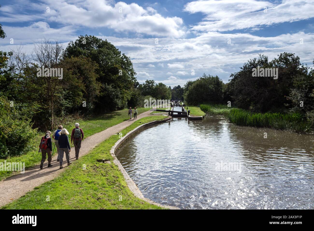 Stratford-upon-Avon, Lapworth, vicino a Solihull, West Midlands Foto Stock