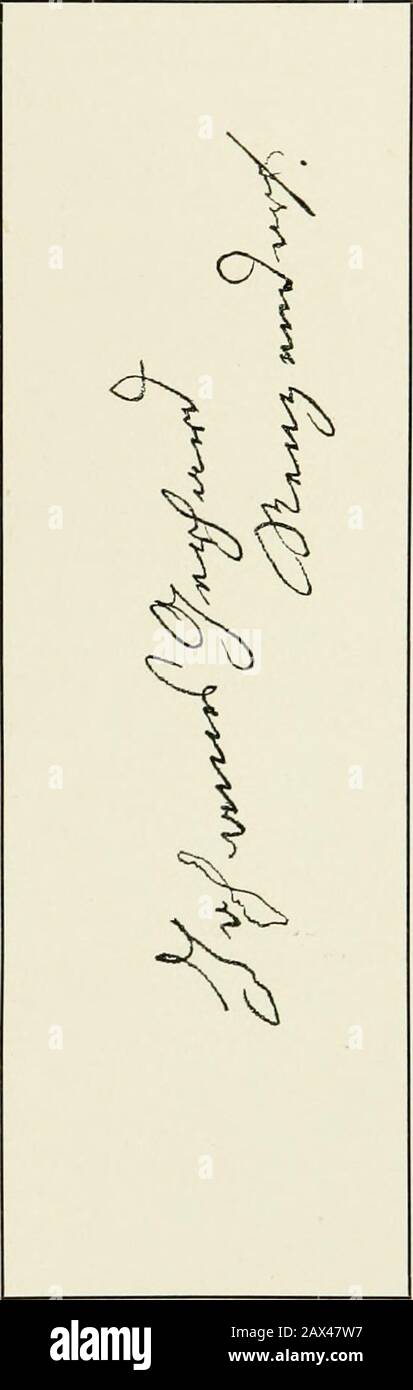 Die Schrift bei Geisteskrankheiten; Atlante einico mit 81 Handschriftproben . Größenverhältnis 1 : 1. N. 22. Paralisi agitans.a) und b) Geschrieben am 19. Und 20. Novembre 1901. N. 23. Periodische Manie. Krankheitsgeschichte: B. Q., 36 Jahre alt, Bäckermeister; auf-genommen am 13. Novembre 1901. IST in der Schule schlecht vorwärtsgekommen und Hat nur schwer und unvollkommen schreiben ge-lernt. Guerra aber später ein brauchbarer Arbeiter. Jing mit 18 Jahrennach Herika und lernte dort die Bäckerei. Drüben verdiente er so-viel, daß er nach vier Jahren heimkehren und zu Hause eine Bäckereigründen kon Foto Stock