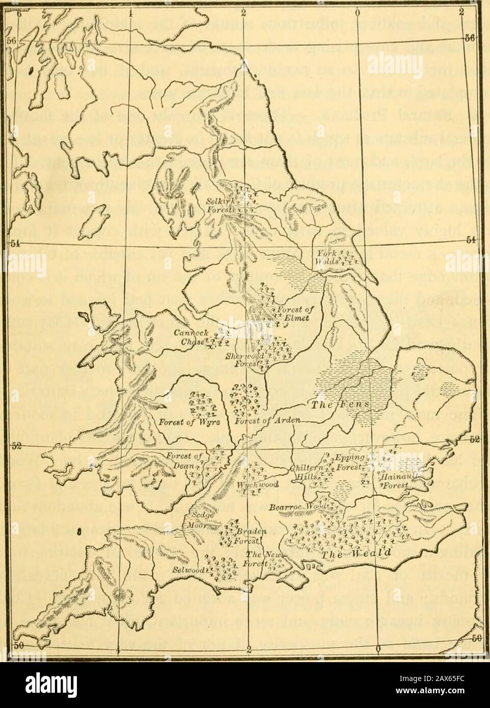 Una breve storia dell'Inghilterra . r corsi di molti fiumi. I Fens  formarono un'ampia distesa paludosa di diverse centinaia di miglia quadrate  nell'Inghilterra orientale. Essi werescarprincipesco sopra il livello del  mare. E