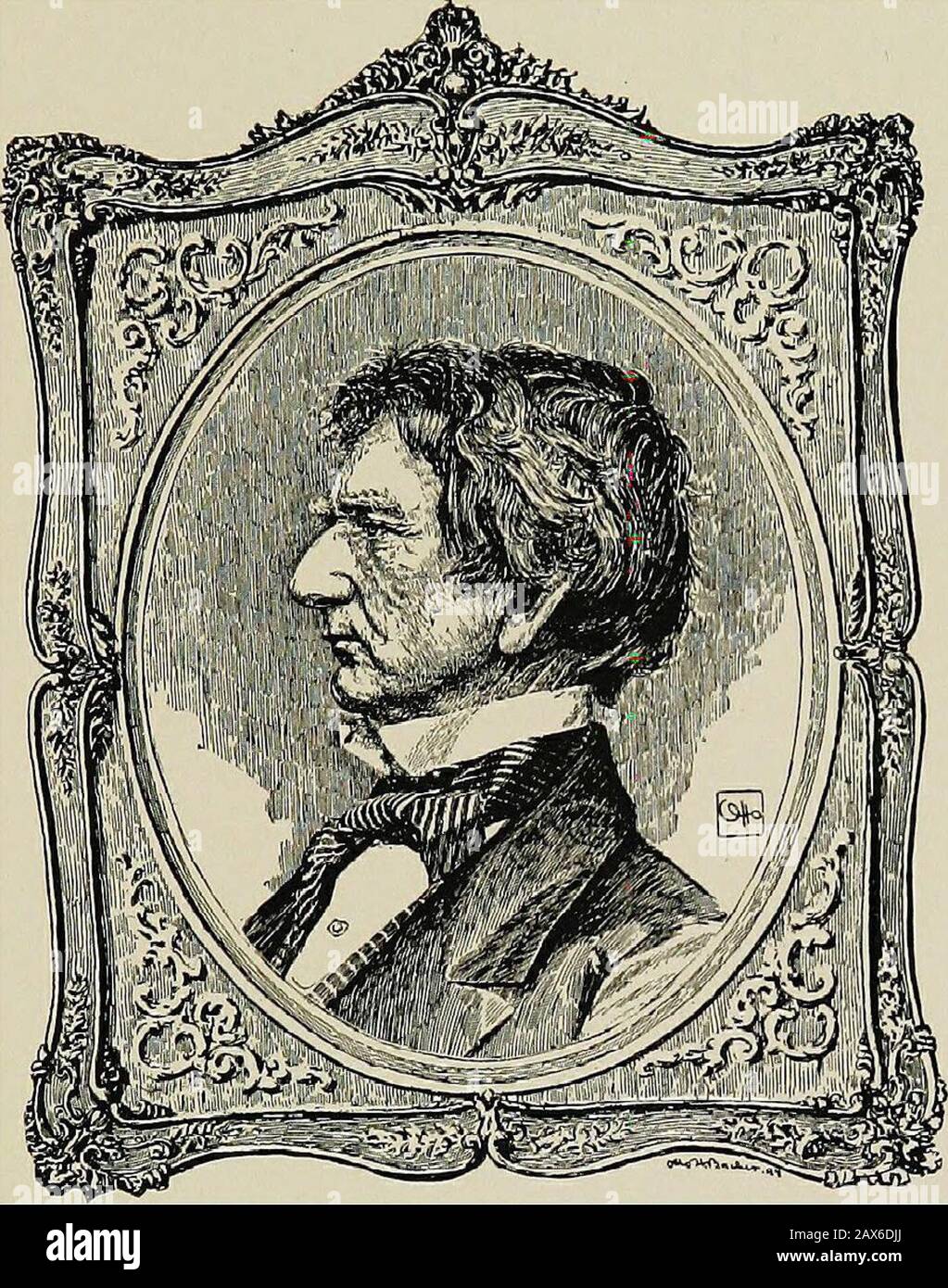 Storia degli Stati Uniti dalla prima scoperta dell'America fino alla fine del 1902 . [i860 scontro tra i poteri della schiavitù e della libertà potrebbe in qualche modo essere evitato. I Repubblicani nominò AbrahamLincoln, dell'Illinois, e Hannibal Hamlin, del Maine. Lincoln era già un markedman nel suo partito, soprattutto in Occidente, il suo brillante dibattito congiunto con il giudice Doug-las durante alcuni mesi nel 1858 havingha portato fuori la sua natura matchless ^ood senso andgood, la sua rara conoscenza di ourhistory e diritto, e la sua alta qualità astinker e speaker. Nato a Kentuckyin 1809, nel 1816, in Indiana, toIll Foto Stock