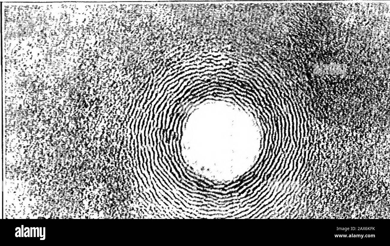 Campi di forza; conferenze supplementari, applicazioni per la meteorologia; . Reazioni Tutuali tra le Magnetizza-zioni Indotte da Botlieg iciiJi o con le oscillazioni indotte. Oltre alle azioni dirette dei magneti su un pezzo di ferro dolce, abbiamo anche azioni tra due pezzi di ferro dolce che sono agite da un magnete. Questa isola di particolare interesse, perché è su tliis che dipende la formazione di tlie di presentazioni di campi di forza nell'esperimento classico confilings di ferro. Le limature di ferro giacenti nella stessa linea di 48 CAMPI DI FORZA. Forza acquisire poli di segno opposto di fronte a ciascuno Foto Stock