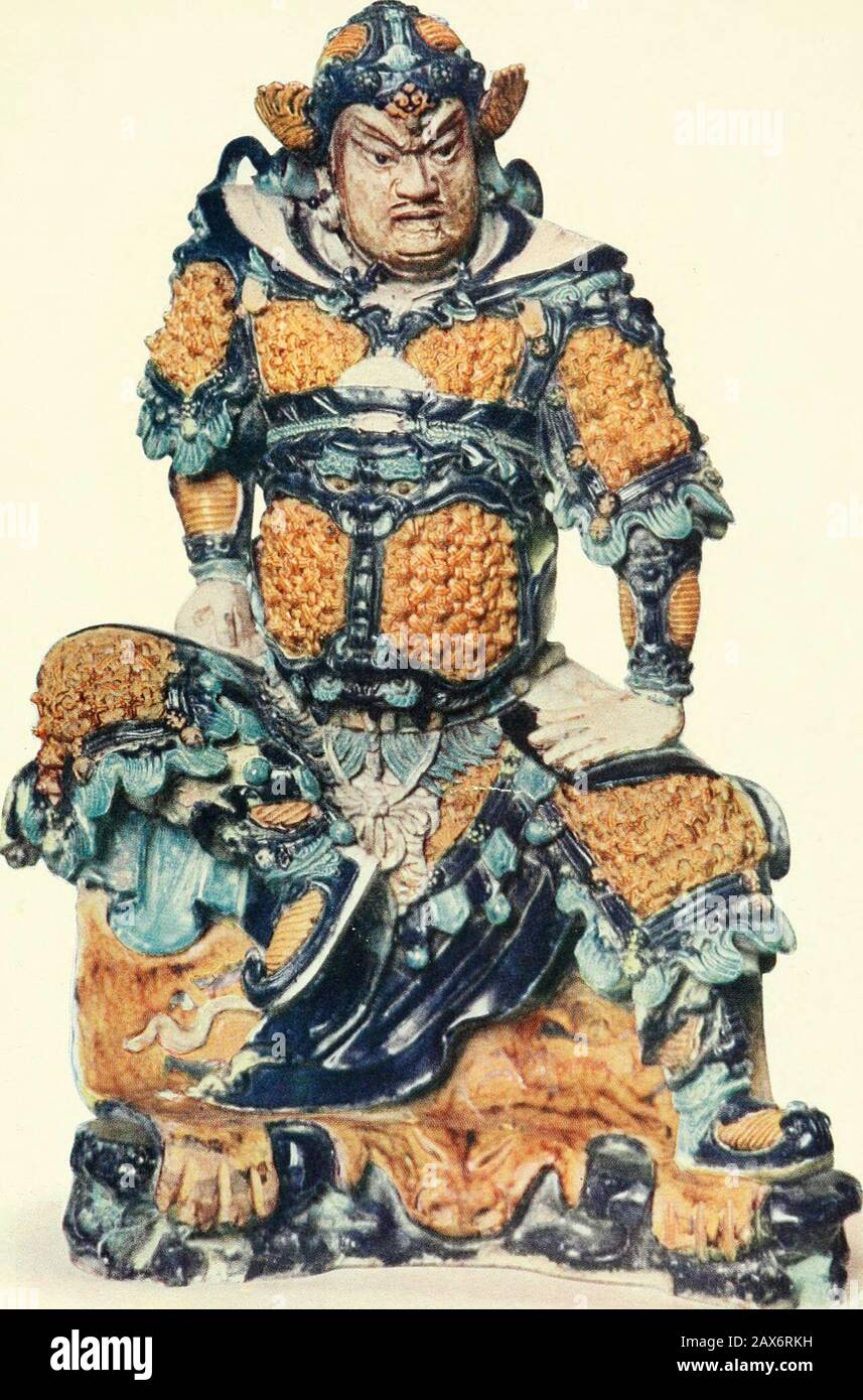 Ceramica cinese e porcellana : un resoconto dell'arte del vasaio in Cina dai tempi primitivi ai giorni nostri . ce; e secondo il catalogo della esibizionin Parigi nel 1878,* il quartiere di Amoy fu poi celebratedper i suoi mattoni e piastrelle. Questo ramo dell'industria dei vasai è rappresentato da una piccola collezione di mattoni, piastrelle, modanature, ornamenti andantefixal nel British Museum. Comprende mattoni unglazedcrick della Grande Muraglia cinese, che può datare dal 220 a.C., alcuni mattoni Han e piastrelle-fini con ornamento stampato; bianco ^ Vedere il Tu Shu, sezione Tao kung pu hui kao, fol. Foto Stock