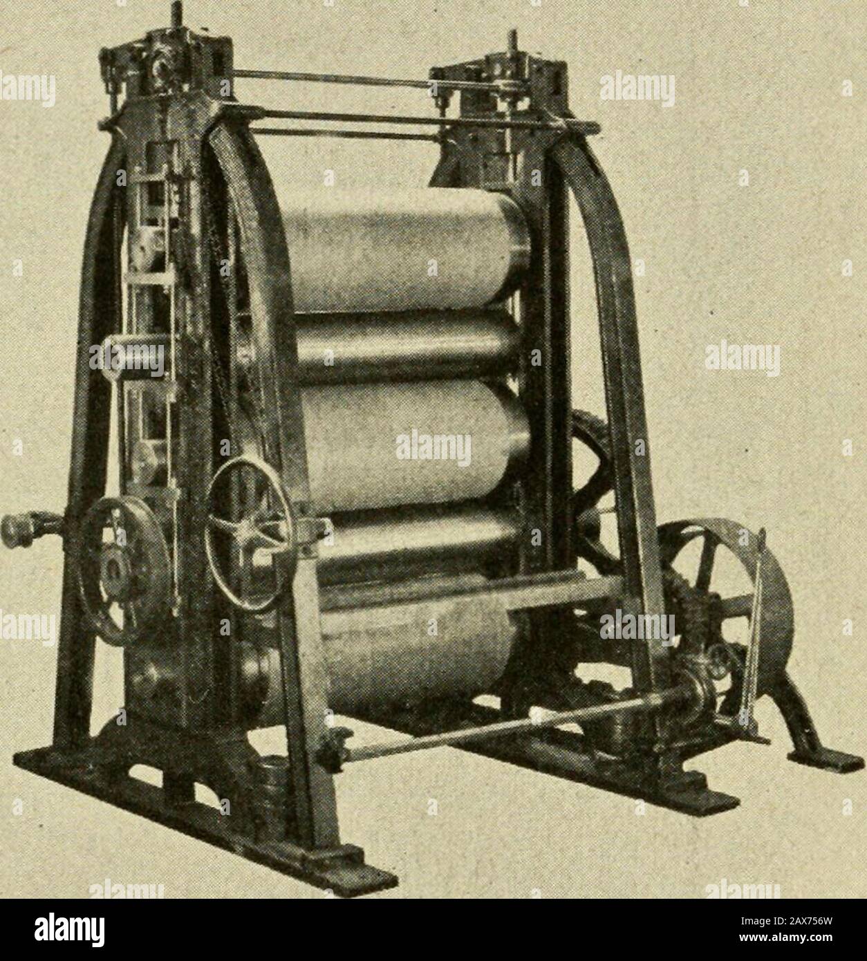 Informazioni utili per i produttori di cotone . 1039 Atlanta, GA., STUART W. CRAMER, Charlotte, N. C. finitura Filati Tinti Articoli in cotone,Continua^ Calandre, Concluso. 5-Roli Calendario. Foto Stock