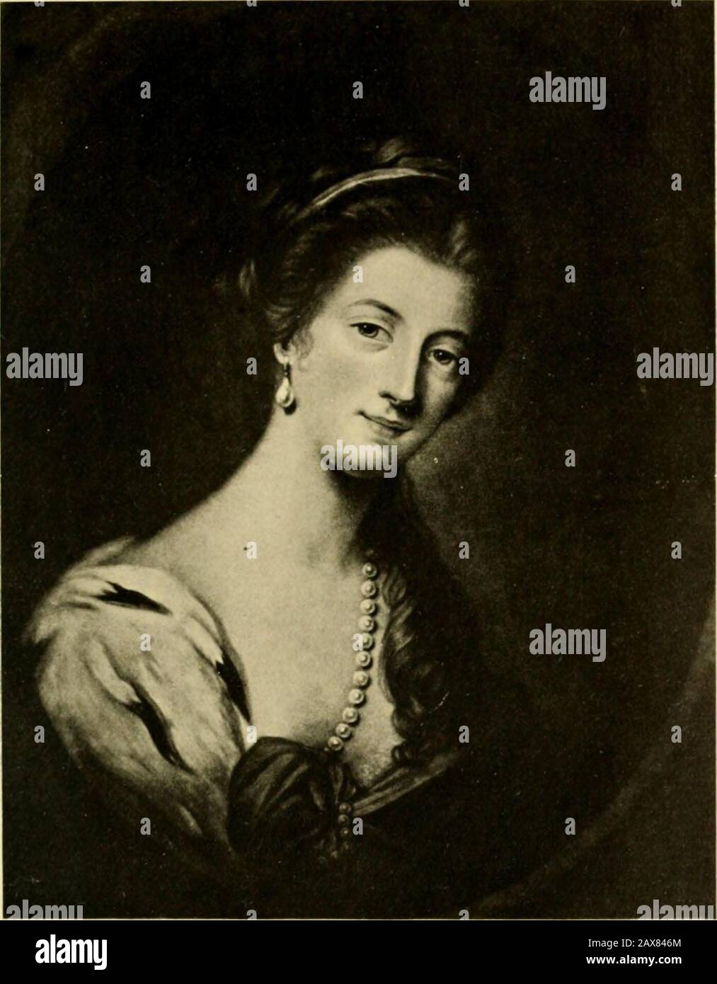 Wits, beaux, e bellezze dell'era georgiana. Era pregiudizievole. La mattina dopo sentisco. Aveva una notte cattiva, ma crebbe muchbetter la sera. Lady Dalkeith venne a lei ;e quando era andata. Lady Suffolk disse a LordChetwynd che avrebbe mangiato la sua cena nella sua camera da letto.He salì con lei, e pensò che gli apparepromettevano una buona notte : ma era scarsa sedette in poltrona prima di premere la mano al suo fianco, andmorì in mezz'ora. 230 WITS REAUX E BELLEZZE Lord Chesterfield e Lord Hervey (per non dire nulla di John Wilson Croker) credevano che Lady Suffolks rela-zioni con George I. Foto Stock