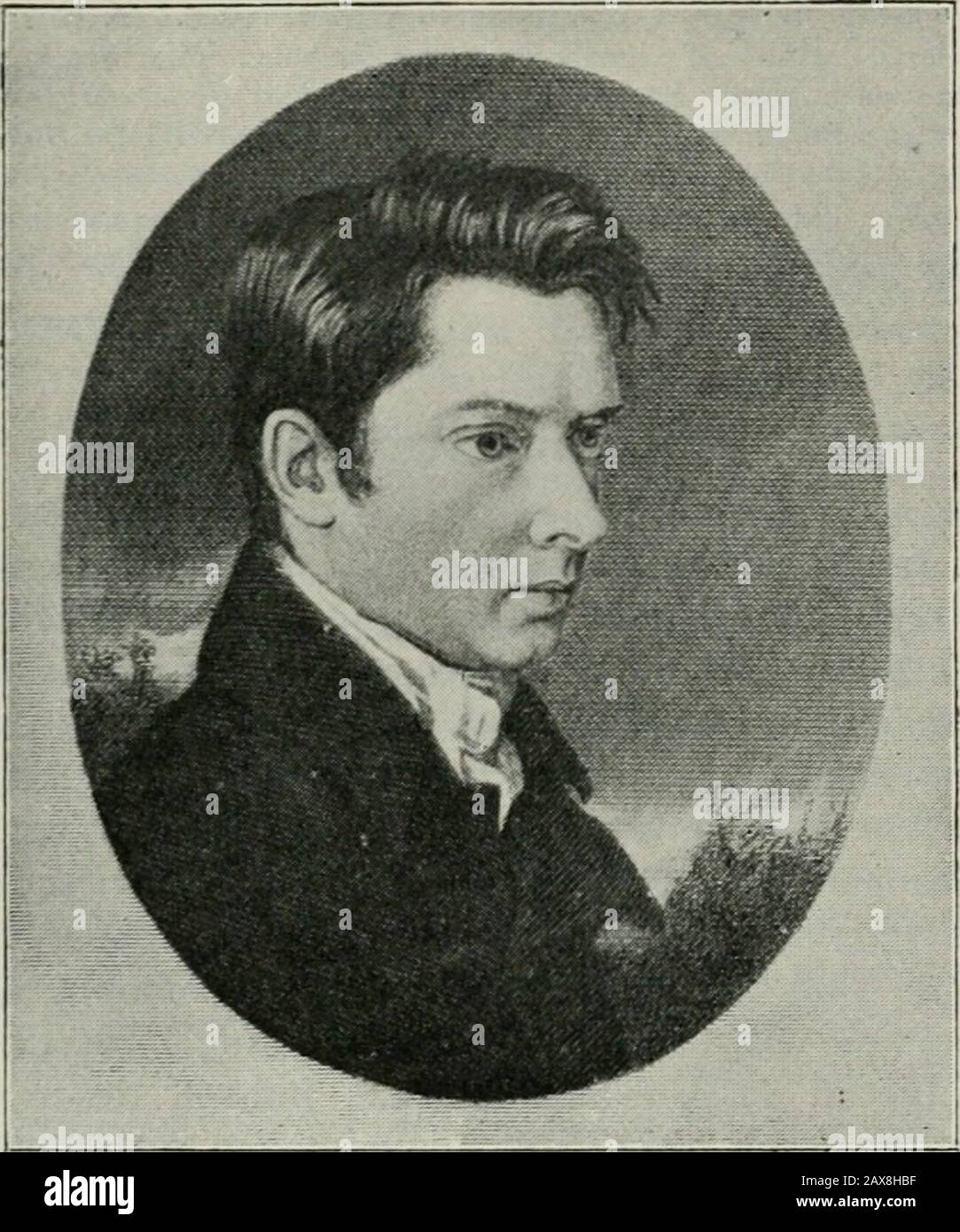 cyclopedia di letteratura inglese di Chambers : una storia critica e biografica di autori in lingua inglese dai primi tempi fino ai giorni nostri, con esemplari della loro scrittura. Loquence del senato britannico (una selezione con note biografiche e critiche); E nel 1810 da Neiv e Migliorata grammatica dell'inglese Tongue, per L'Uso delle scuole. È stato impegnato 8o William Hazlitt anche nella redazione e completamento delle memorie del thelate Thomas Hohrofi, che non è stato pubblicato till1816. Nel 1808 sposò la signorina Sarah Stoddartand che si stabilì a Winterslow nel Wiltshire, dopo l'arretto Foto Stock