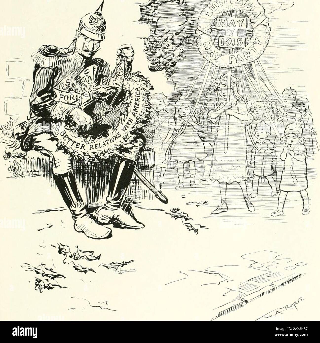 Il libro bianco e nero dell'America; cento motivi raffigurati per cui siamo in guerra . Una piccola festa di maggio interferisce con lo spirito di Natale. [42] MOLTI giovani americani erano sul fronte, guidando le loro ambulanze nell'hne offire. Anche la notte di Natale ha trovato therrr all'estero i loro errands di misericordia. Foto Stock