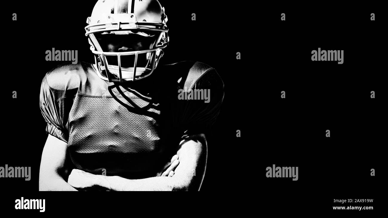 Giocatore di football americano Foto Stock