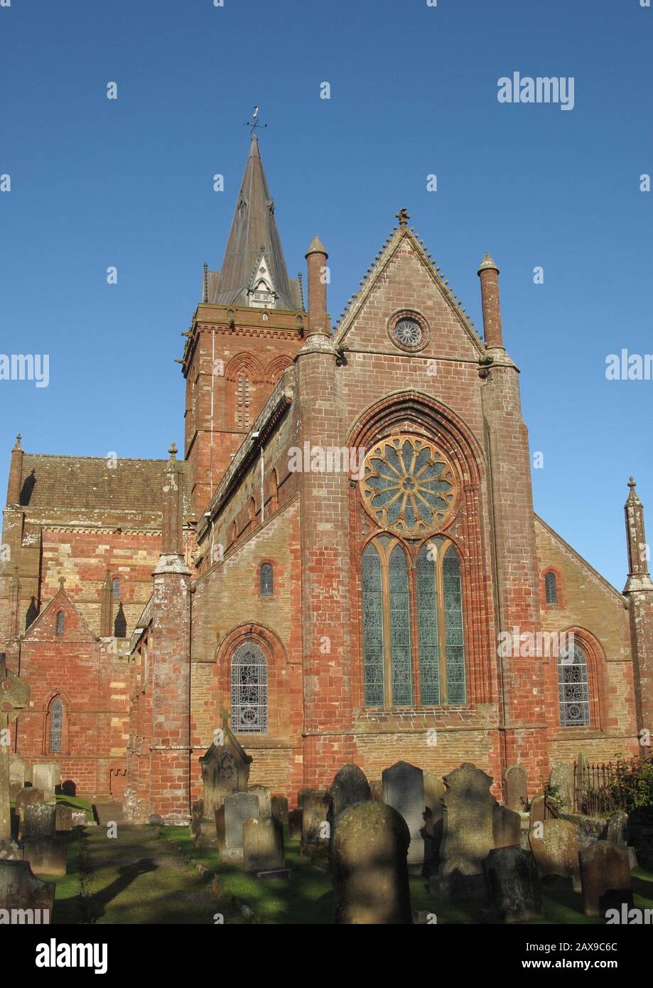 St Magnus Cathedral, Kirkwall, Orkney, Scozia Foto Stock