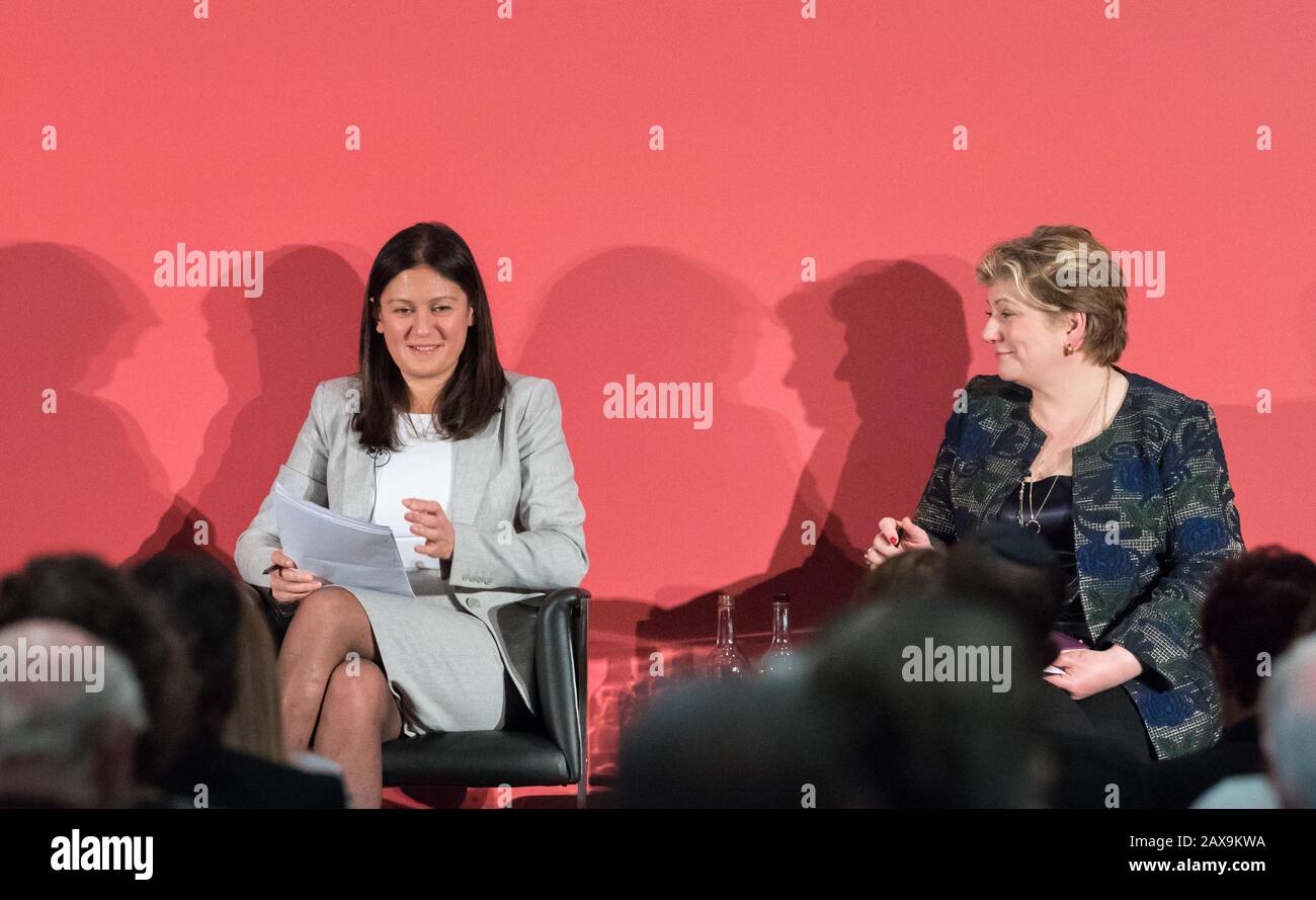 Lisa Nandy e Emily Thornberry candidati per la leadership del partito laburista. Foto Stock