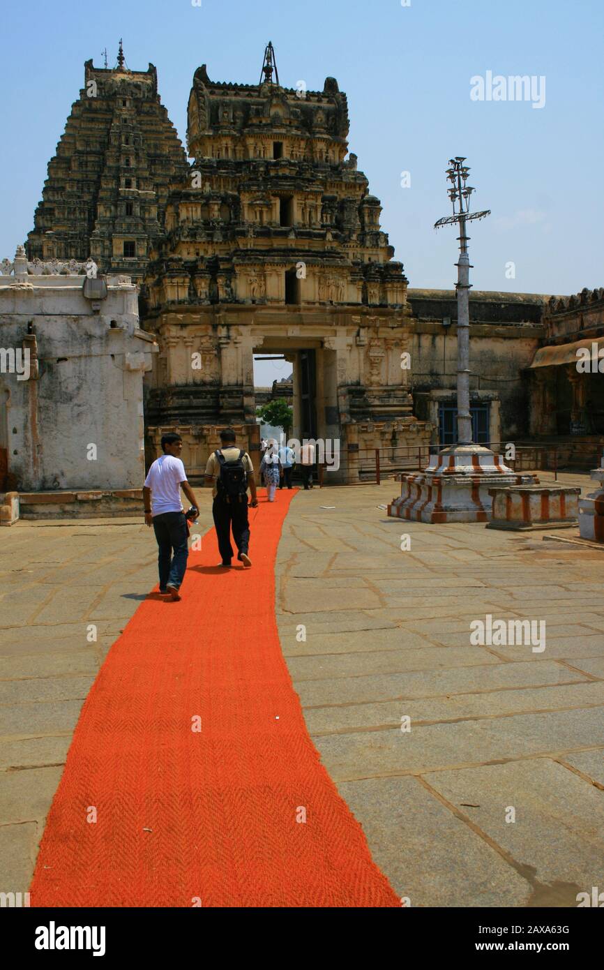 Hampi Temple, Karnataka, India. Foto Stock