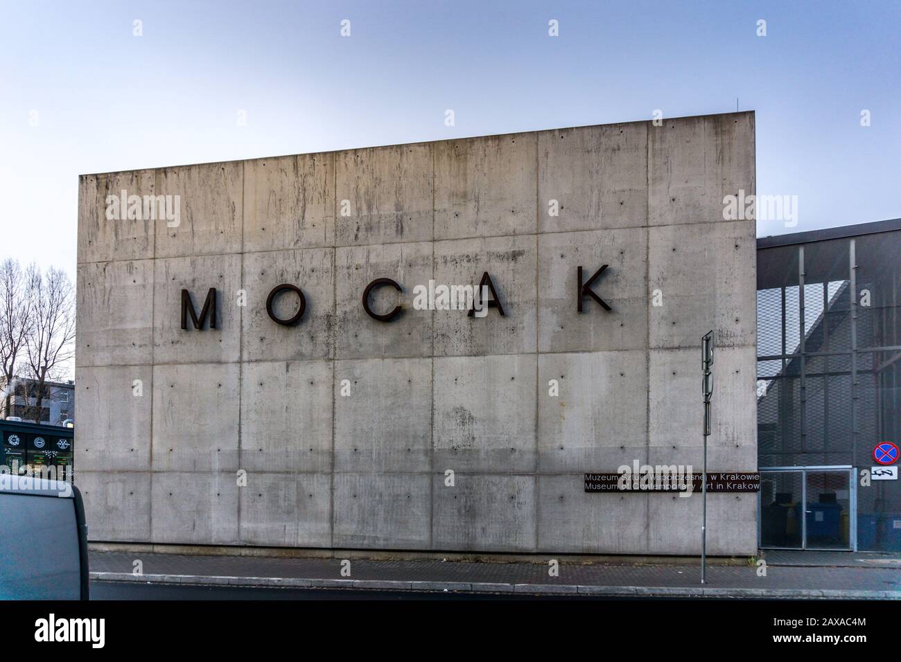 Mocak segno, Cracovia, Polonia, Europa Foto Stock
