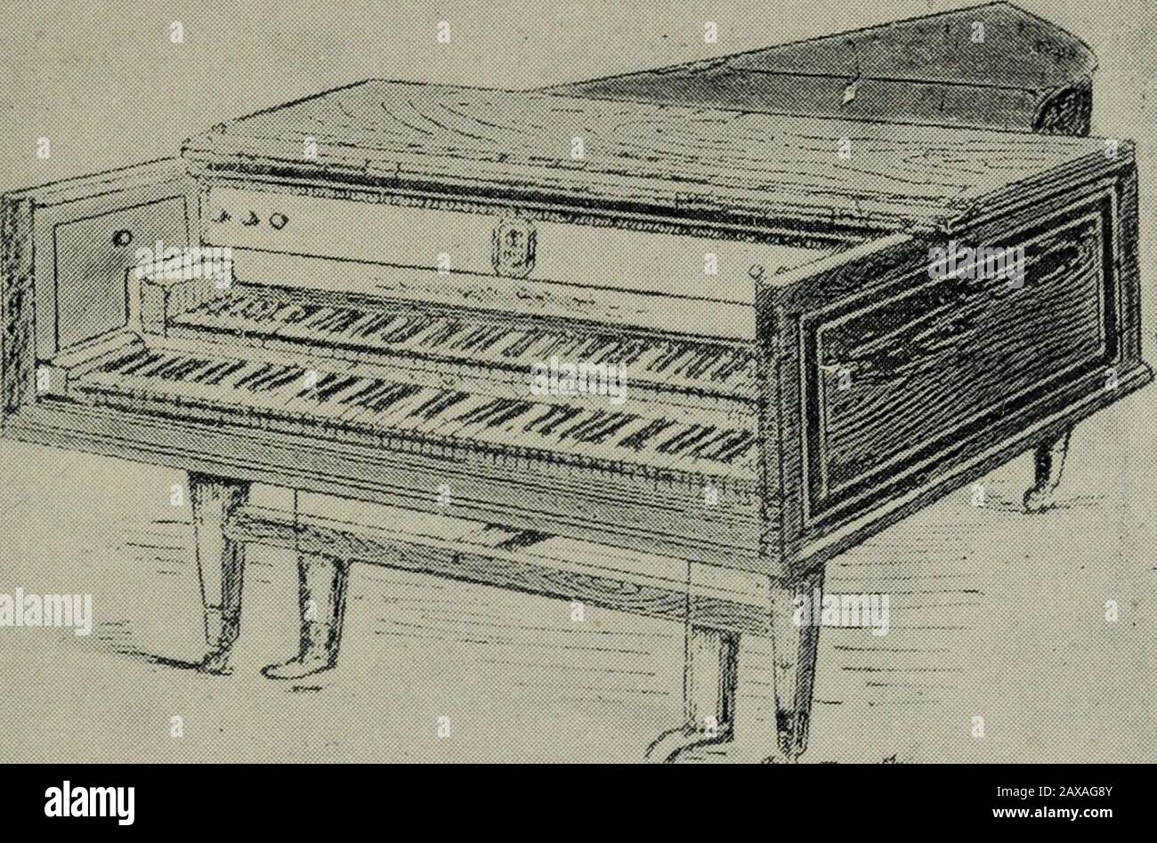 Storia del pianoforte americano : il suo sviluppo tecnico e il commercio .  E PRIMO PIANOFORTE REALIZZATO IN QUESTO CONTINENTE - JOHN BEHRENT - JULIAN  ALBRECHT - TAWS - ULTERIORI INFORMAZIONI SU