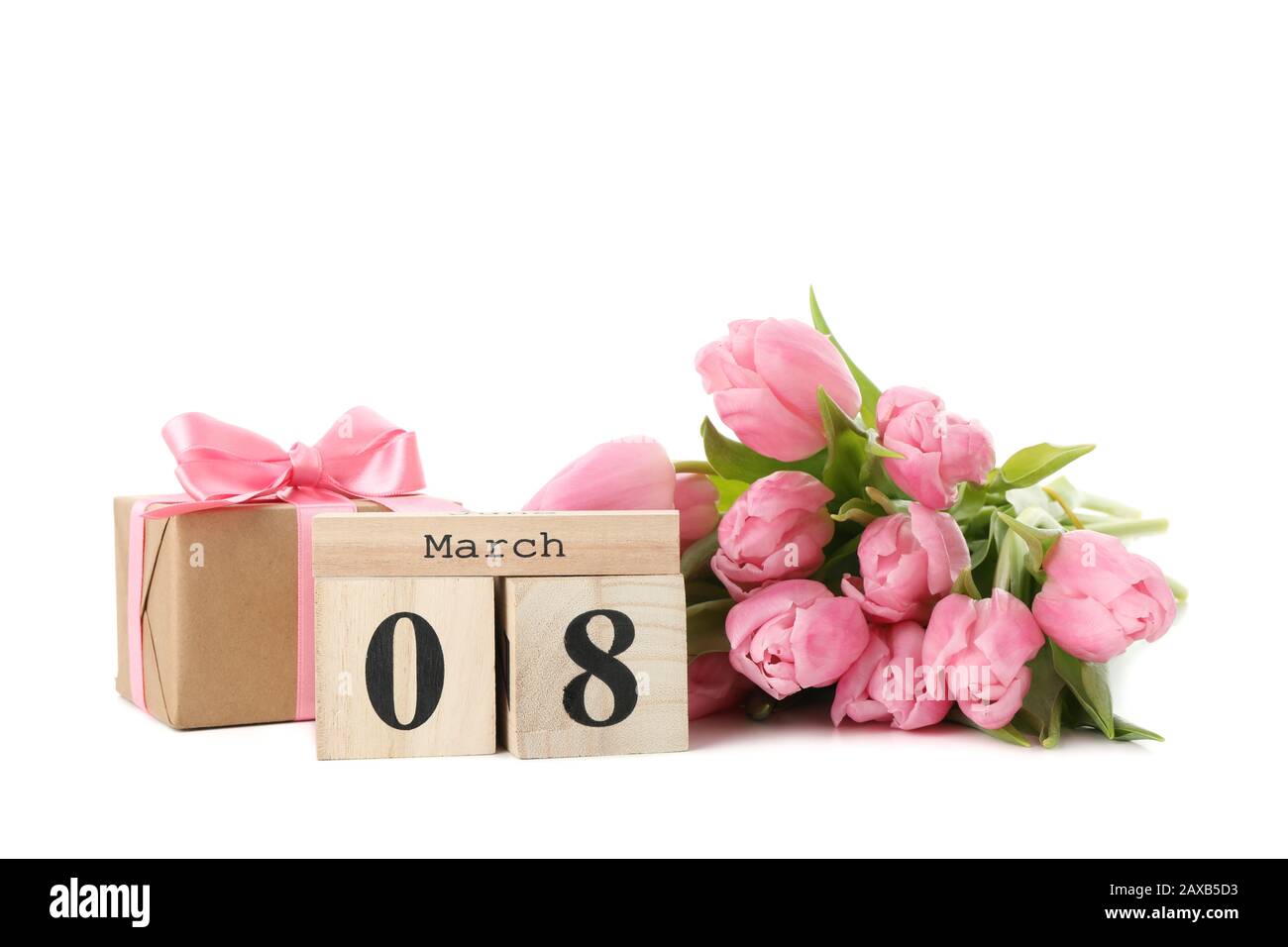 Bouquet Tulipani Legno Con Vaso - 9 Tulipani Dipinti A Mano 21cm, Regalo Compleanno Matrimonio - Foto 4