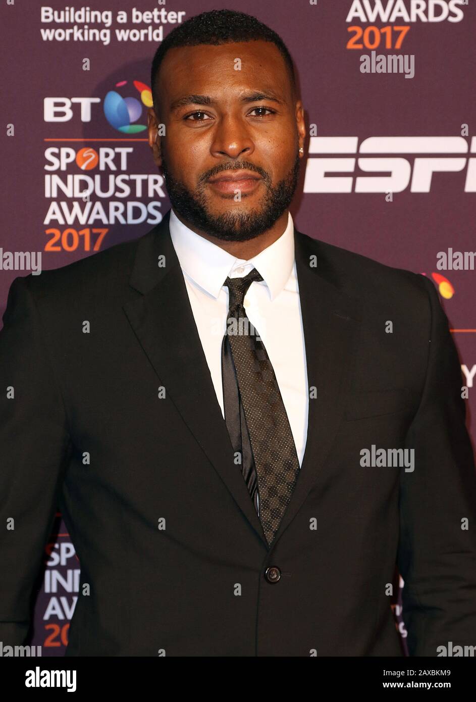 27 Aprile 2017 - Londra, Inghilterra, Regno Unito - Bt Sport Industry Awards 2017, Battersea Evolution - Red Carpet Arrival Photo Show: Wes Morgan Foto Stock