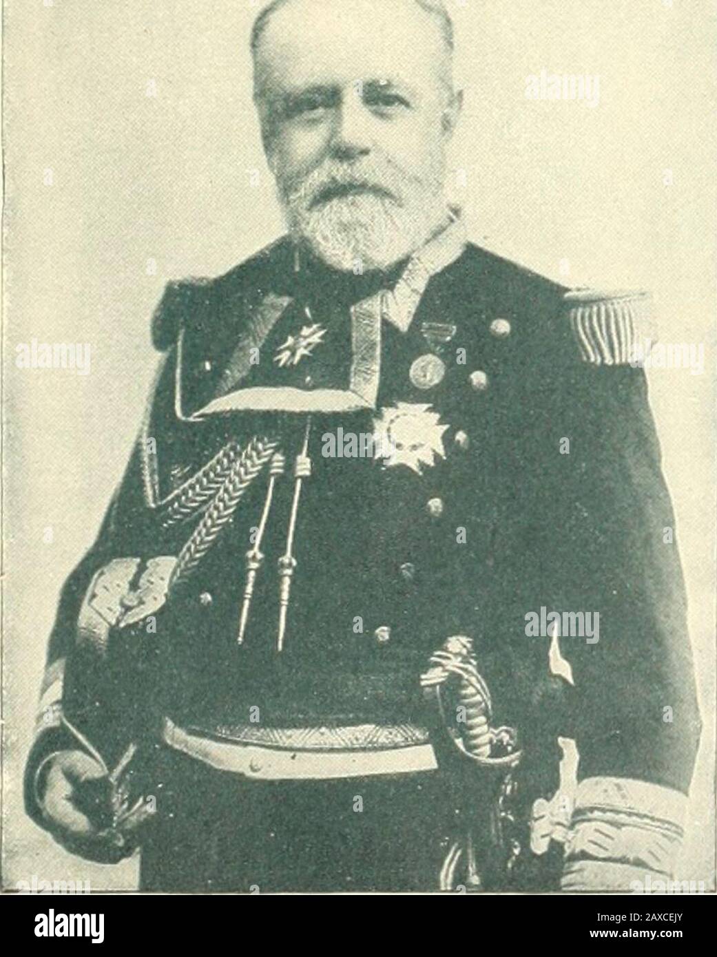 Una nuova storia degli Stati Uniti la Grande repubblica, abbracciando la crescita e i risultati del nostro paese dai primi giorni di scoperta e di insediamento al presente anno ricco di eventi .. Iident del dovere Spagnolo Del Pe lo ha richiesto a colouial, GENERALE RAMOK BLANCO V. hi) succeduto Uej ler come capitano-generale di CubaHe era precedentemente governatore-generale delle isole Filippine. Foto Stock