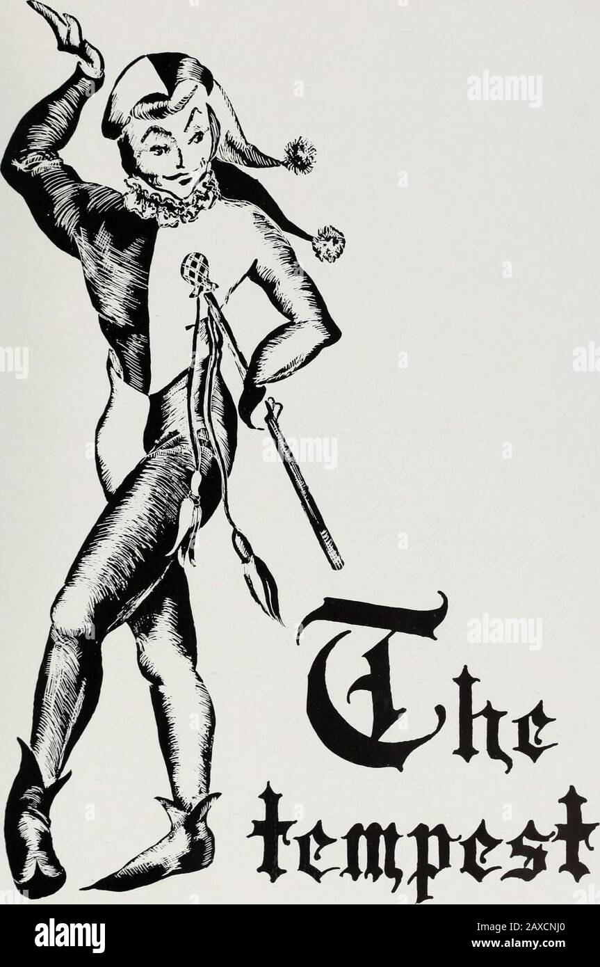 U ed i . Pagina Quarantacinque Cast Di Personaggi Ordramatis Personae Costard, A Clown Sully Sullivan Puck, O Robin Goodfellow Bob Howe Con Noia, Un Confestabile Mr. Hanson Poco Profondo, Una Contea Di Giustizia Don Dodds Sottile, Cugino A Poco Profondo Deborah Dobbins Helena, Una donna gentlewoman Helen Lambrakis Antipholus di Efeso David Dietemann fratelli gemelli Antipholus di Siracusa Donald Dietemann Gonzalo, un saggio onesto consigliere Sig. Harnish Romeo Tom Lambert Juliet Tommy Lowry Adhorson, un esecutore... Bradshaw Arido, un arioso Spirit Glee McCord Laertes, figlio di Polonio :..» Arte Stoddard Ophelia, sorella di Laertes Ele Foto Stock
