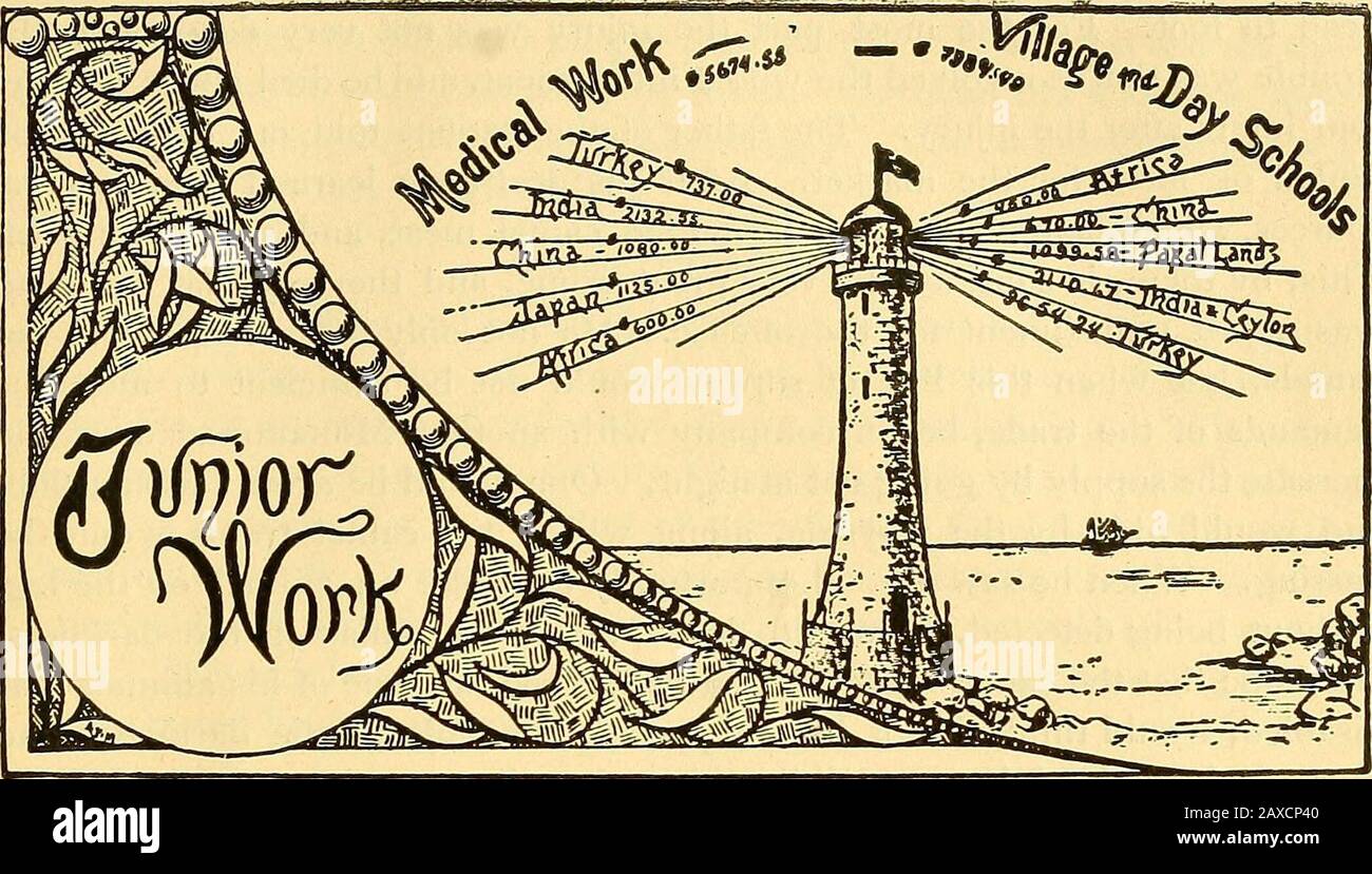 Vita e luce per la donna . ^ dal tuo negozio e bruciarlo, dicendo: "Iare sta cercando un Salvatore per quarant'anni, e ora che ne ho trovato uno, pensi di non poter soffrire per lui? Immediatamente ha preso il paperidolo e lo ha bruciato. Seguirono grandi persecuzioni, ma la pace di Dio in&gt; il suo cuore lo teneva fermo. Per dare luce a coloro che siedono in datoess w^^j*- LAVORO MEDICO IN INDIA E CINA. [Estratti dalle ultime relazioni annuali.]A TUNG-CHO, CINA. Dalla metà di giugno fino all'ultimo di settembre, in 1S98, c'era una buona presenza al dispensario; ma non appena si è conosciuto Foto Stock