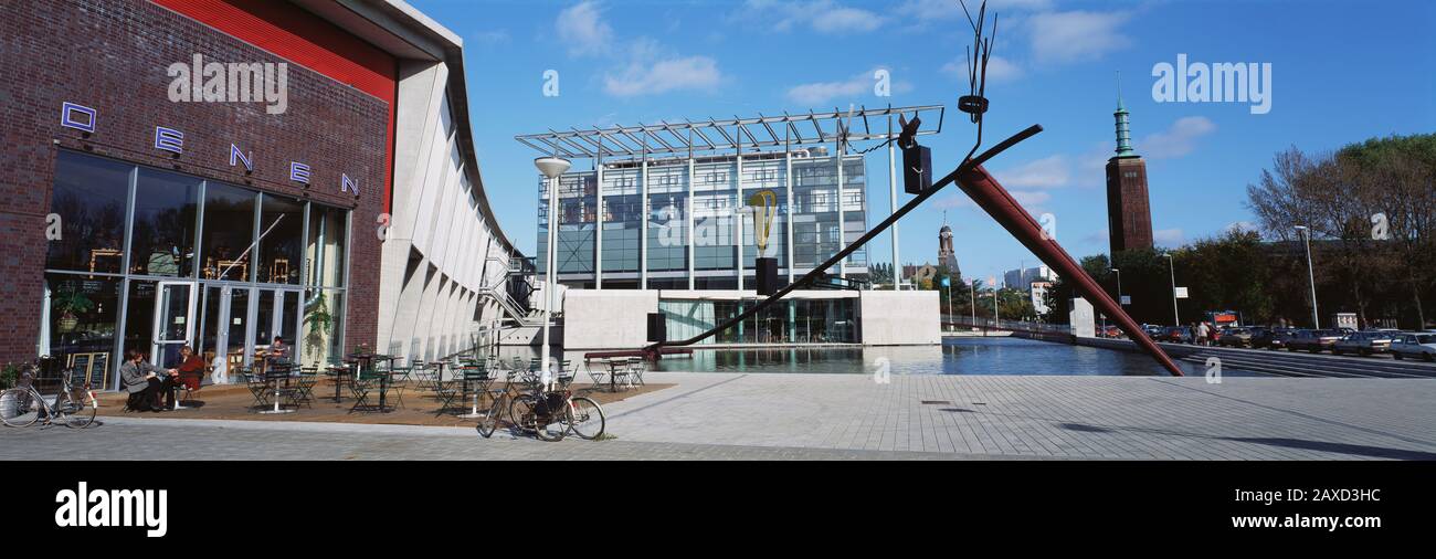 Olanda, Rotterdam, Istituto Olandese di architettura, edificio dell'Educazione in citta' Foto Stock
