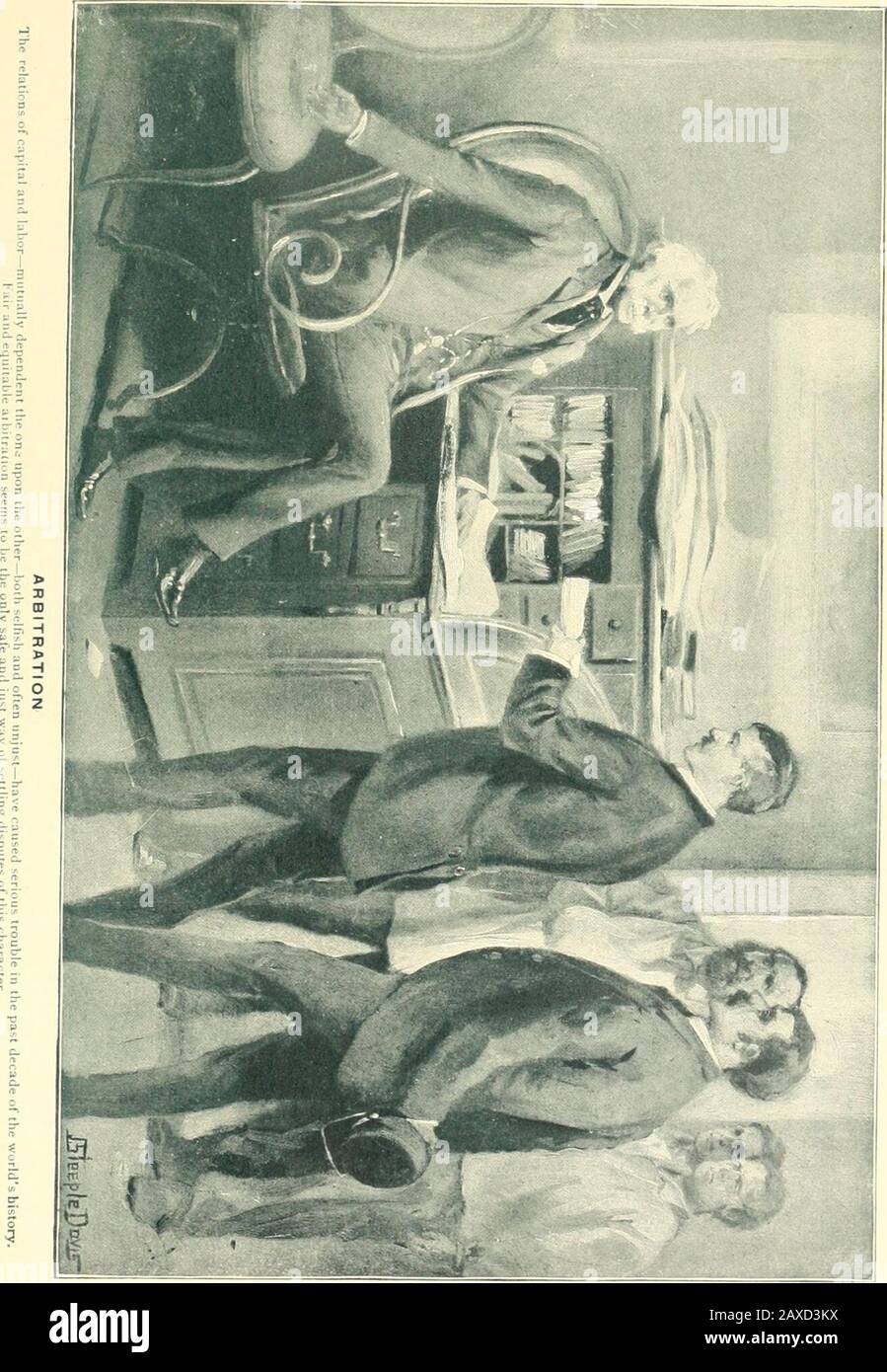 Una nuova storia degli Stati Uniti la Grande repubblica, abbracciando la crescita e i risultati del nostro paese dai primi giorni di scoperta e di insediamento al presente anno ricco di eventi .. . Foto Stock