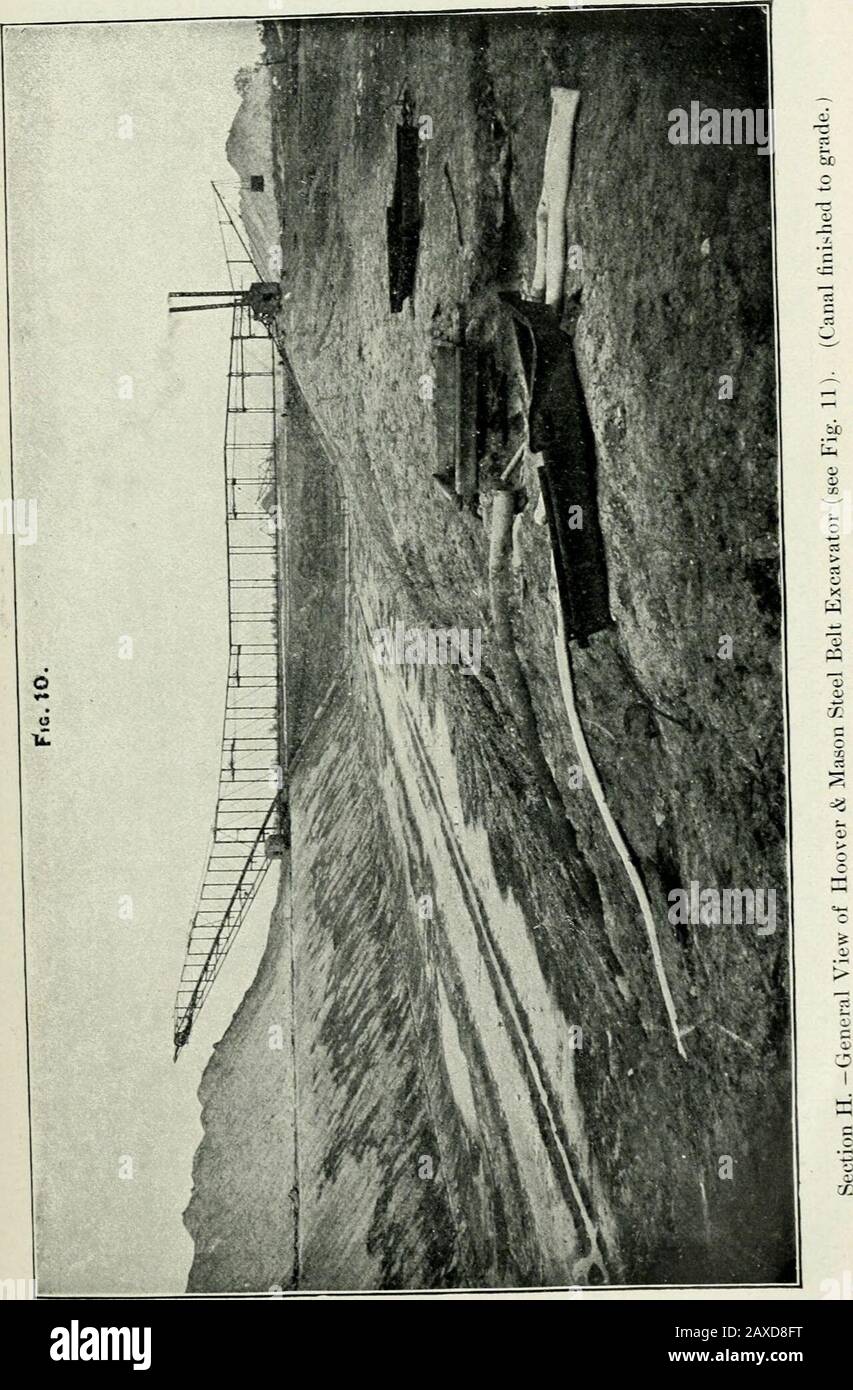 Transazioni . IL PRINCIPALE CANALE DI DRENAGGIO DI CHICAGO. 315. 316 IL CANALE DI DRENAGGIO PRINCIPALE DI CHICAGO. Foto Stock