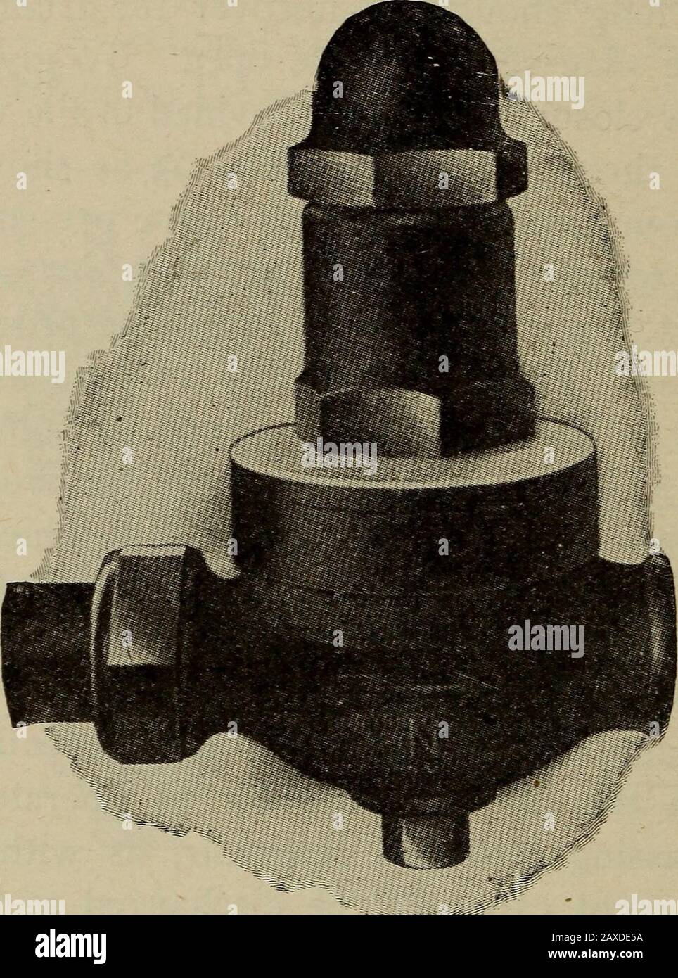 Cyclopedia di ingegneria locomotiva, con domande di esame e risposte; Un manuale pratico sulla cura e gestione delle locomotive moderne. Convenientemente, la molla QT 231 per operare, esso w7ill sposta la valvola verso l'alto fino a quando la luce R non viene interrotta, riducendo così lo scarico dal serbatoio di circa metà,dando alla valvola a cassetto la lenta chiusura desiderata. La valvola funziona quando ci sono otto o più carsin un treno, e richiede da quindici a diciassette poundspressure nel serbatoio diviso per azionarlo. Anypressure che passa in questo serbatoio, come con uno sho Foto Stock