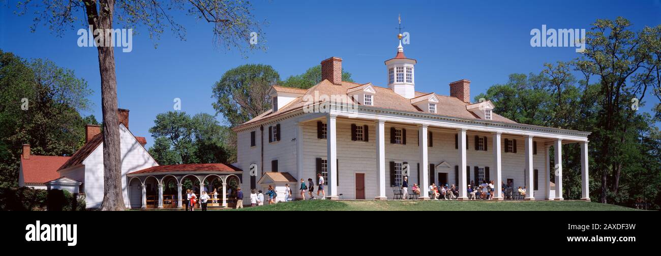 Facciata un edificio, Mt Vernon, Fairfax County, Virginia, Stati Uniti Foto Stock