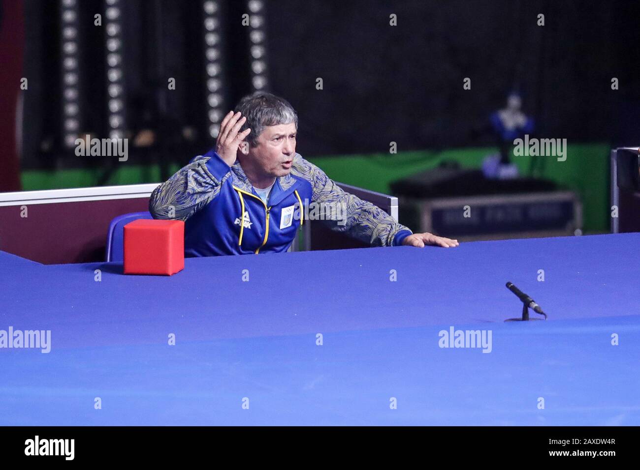 Roma, Italia, 11 Feb 2020, Coach Ucraina Durante Il Greco-Roman Wrestling Senior European Championship - Wrestling - Credit: Lps/Luigi Mariani/Alamy Live News Foto Stock