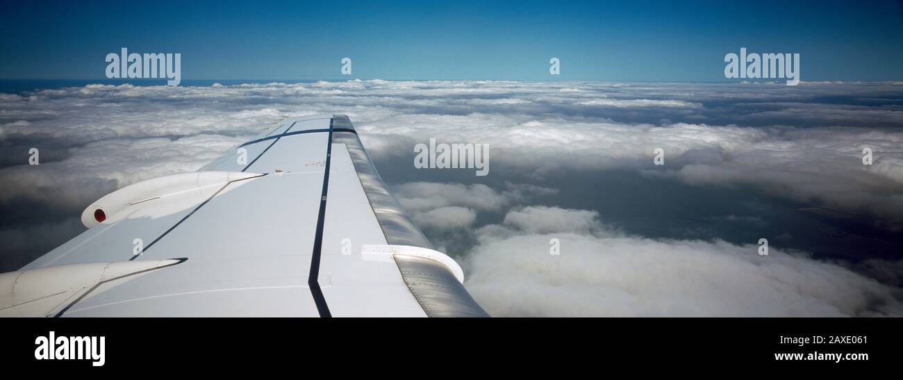 Ala di un aeroplano Foto Stock